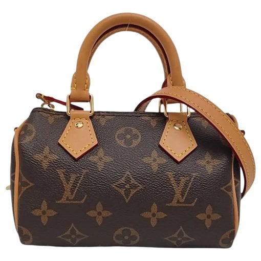 Nano Speedy / Mini HL leather handbag
