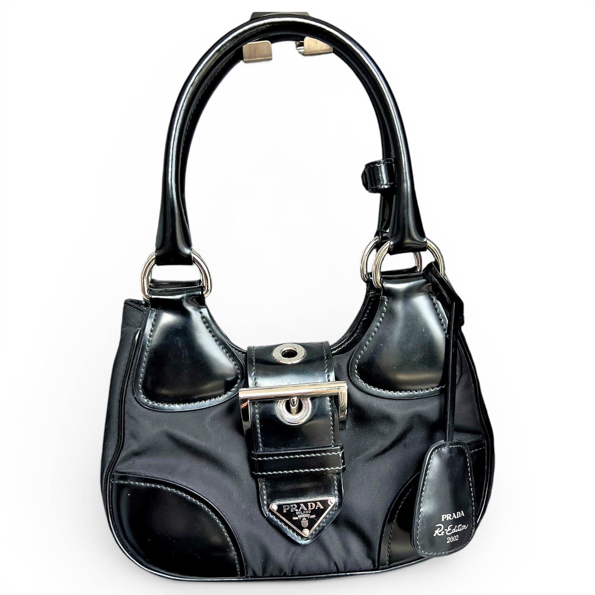 Moon leather handbag
