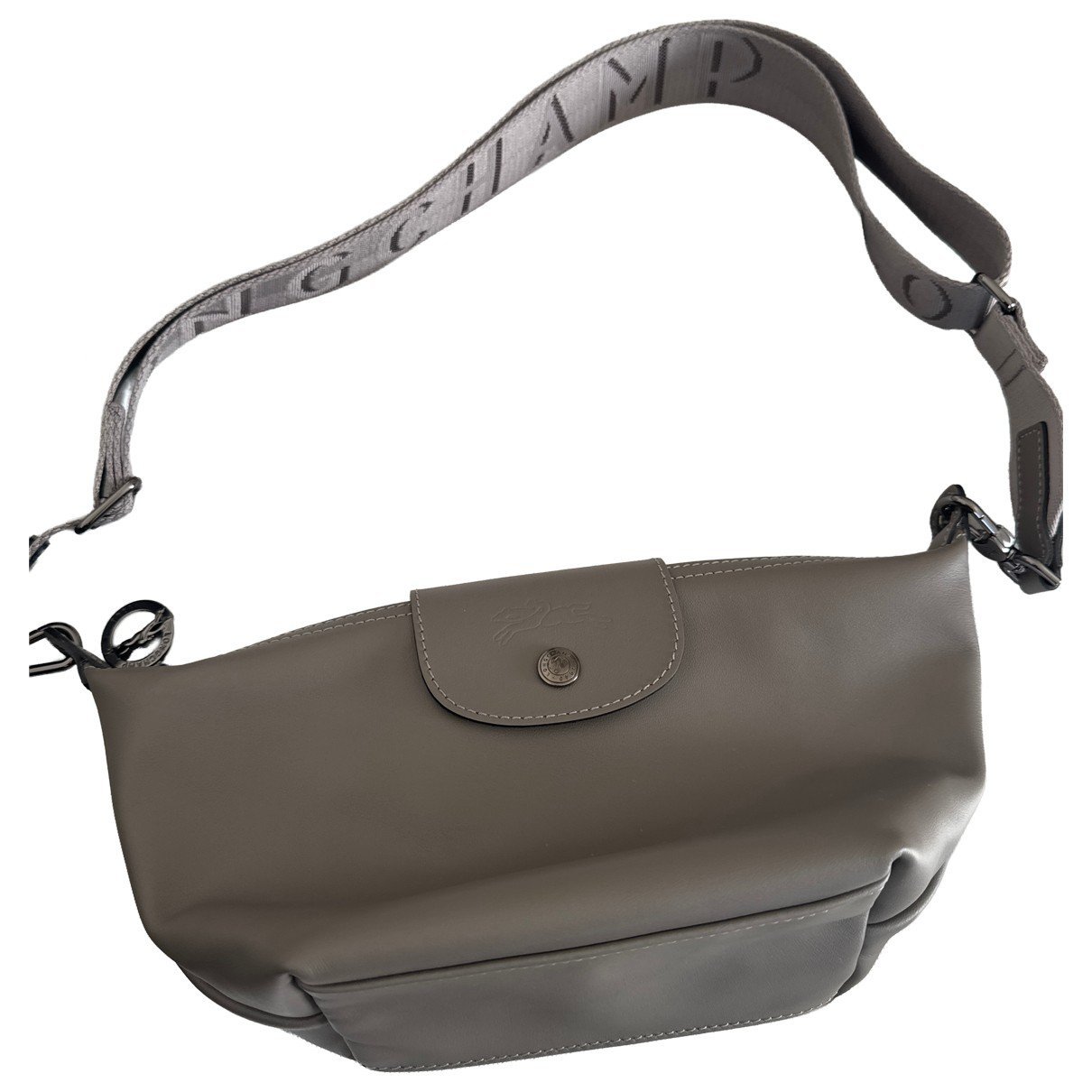 Pliage leather crossbody bag