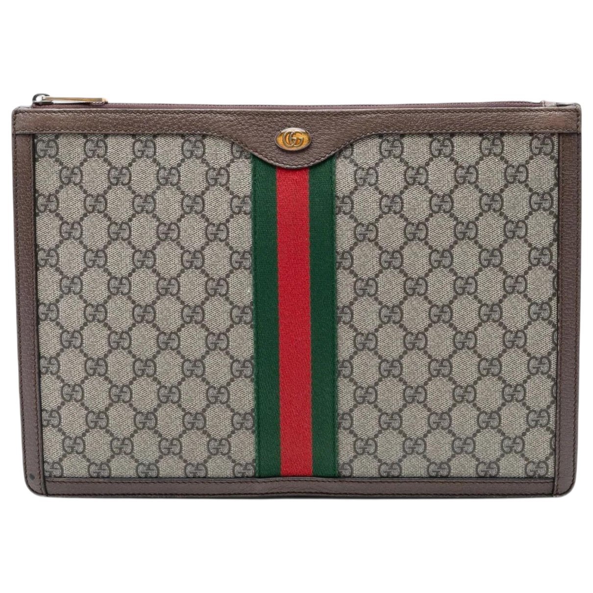 Ophidia cloth clutch bag