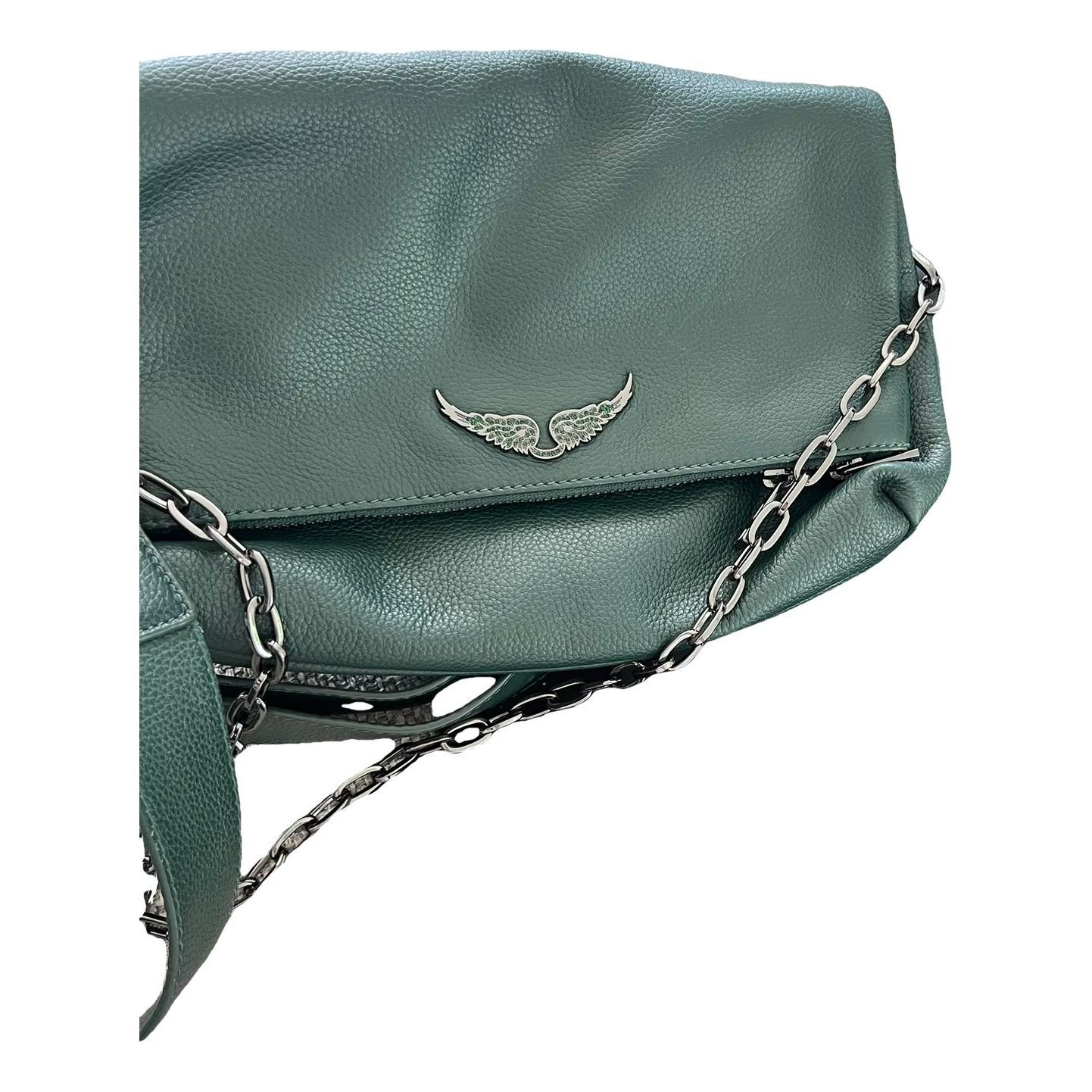 Rock leather crossbody bag