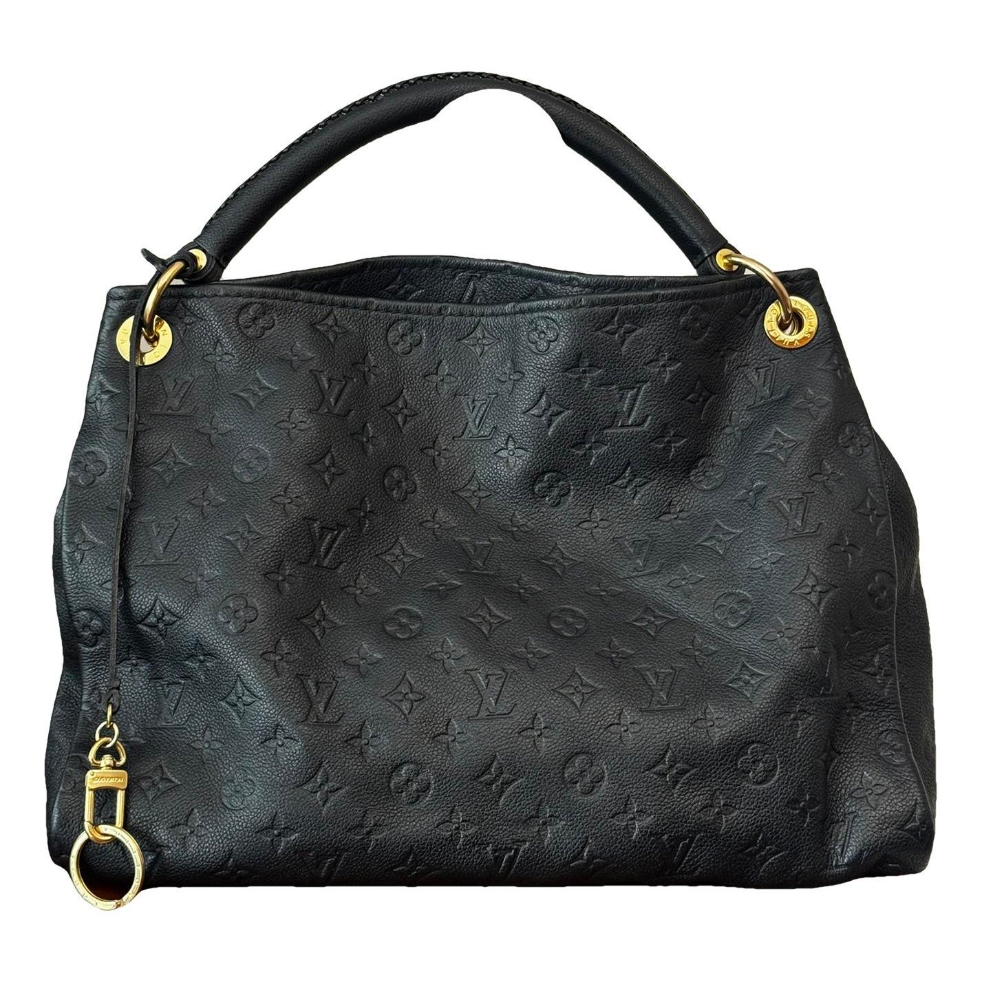 Artsy leather handbag
