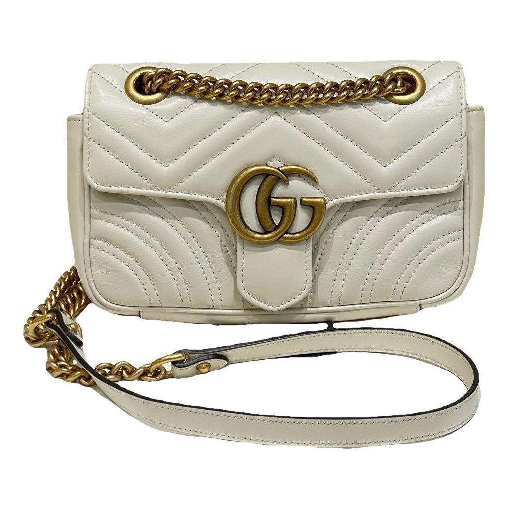 GG Marmont Flap leather crossbody bag