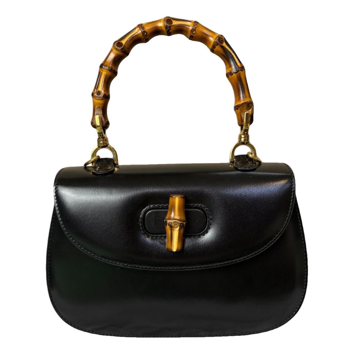 Bamboo leather handbag