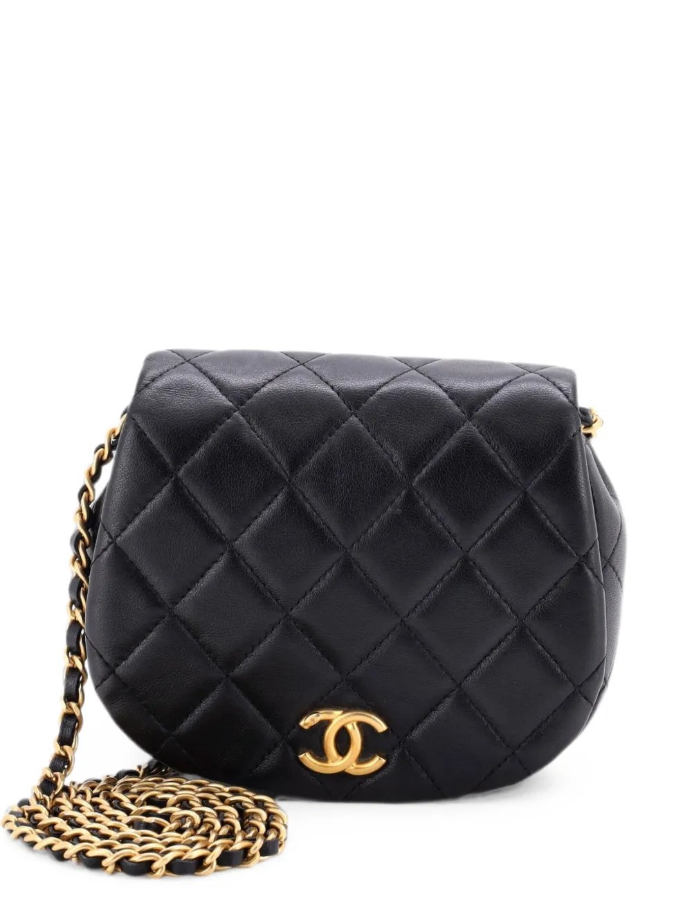 Coco Mail Clutch with Chain Quilted Calfskin Small crossbody bag