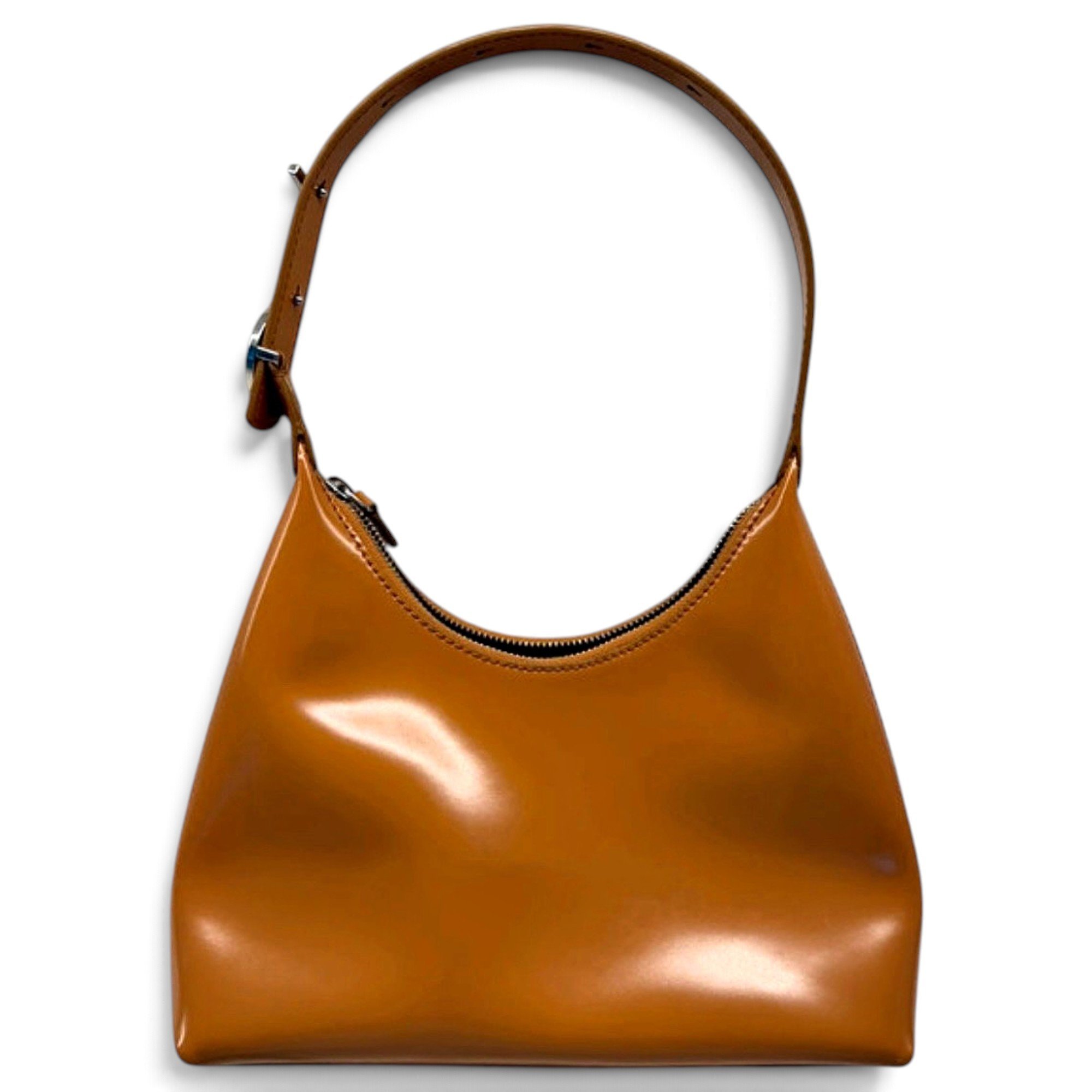 Patent leather handbag