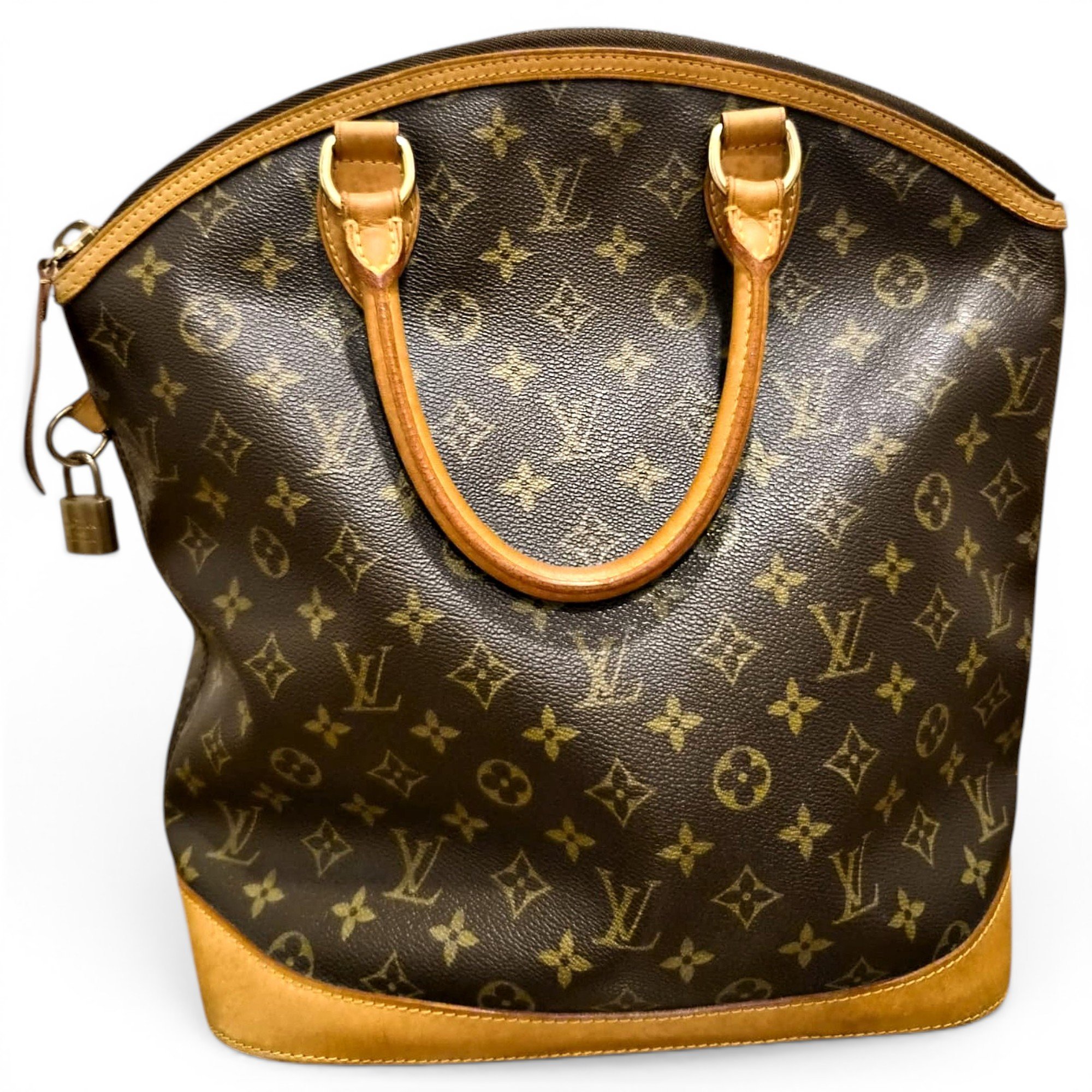 Lockit Vertical leather handbag