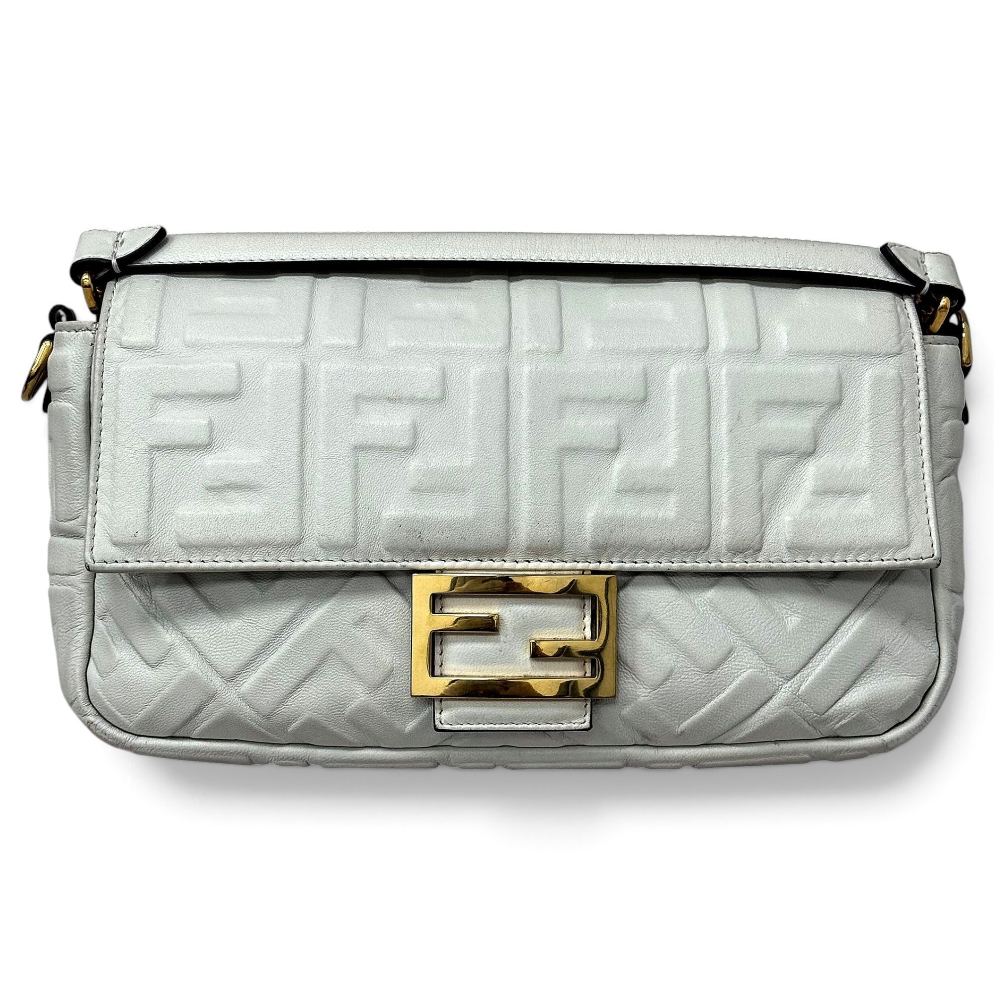 Baguette leather handbag