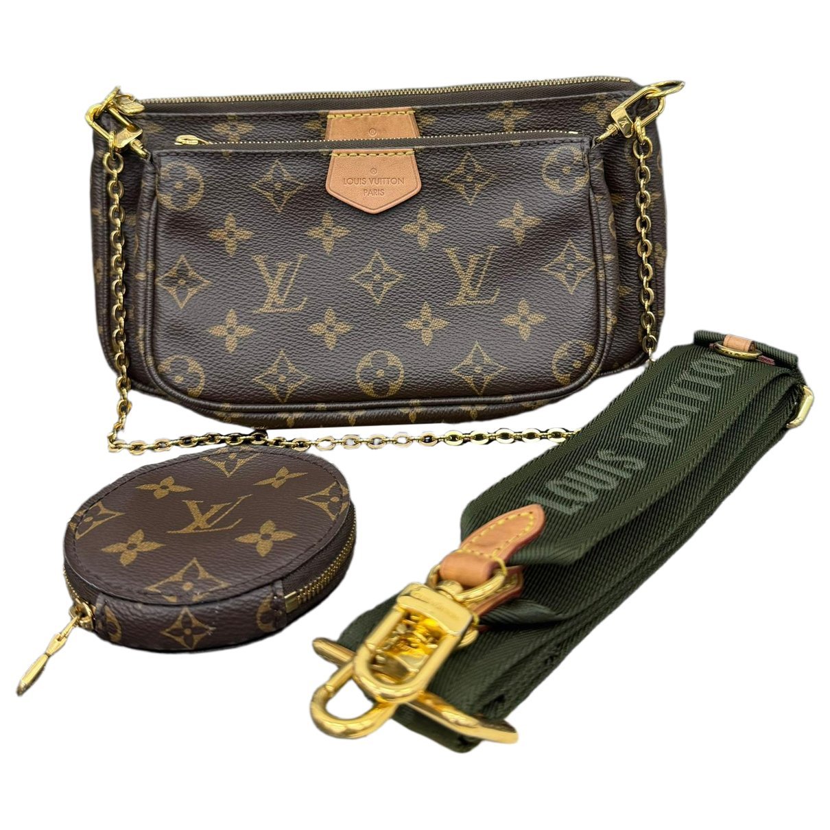 Multi Pochette Accessoires leather handbag
