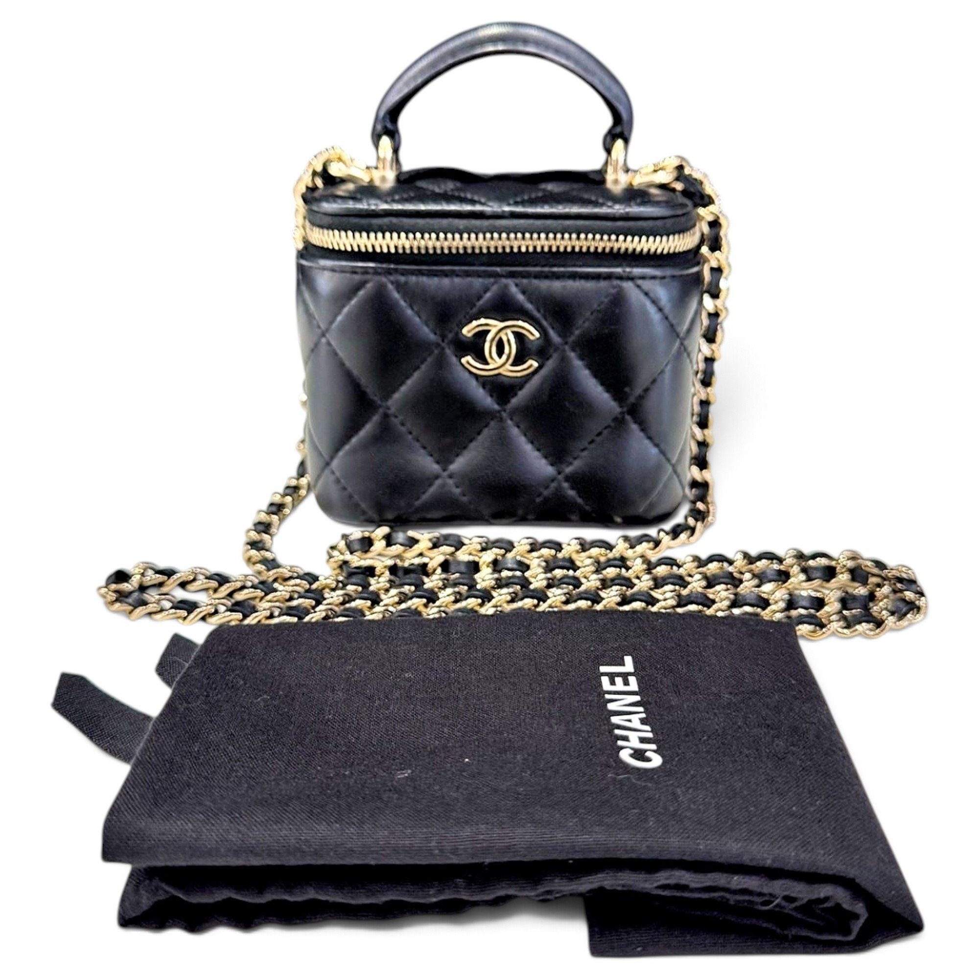 Vanity leather mini bag