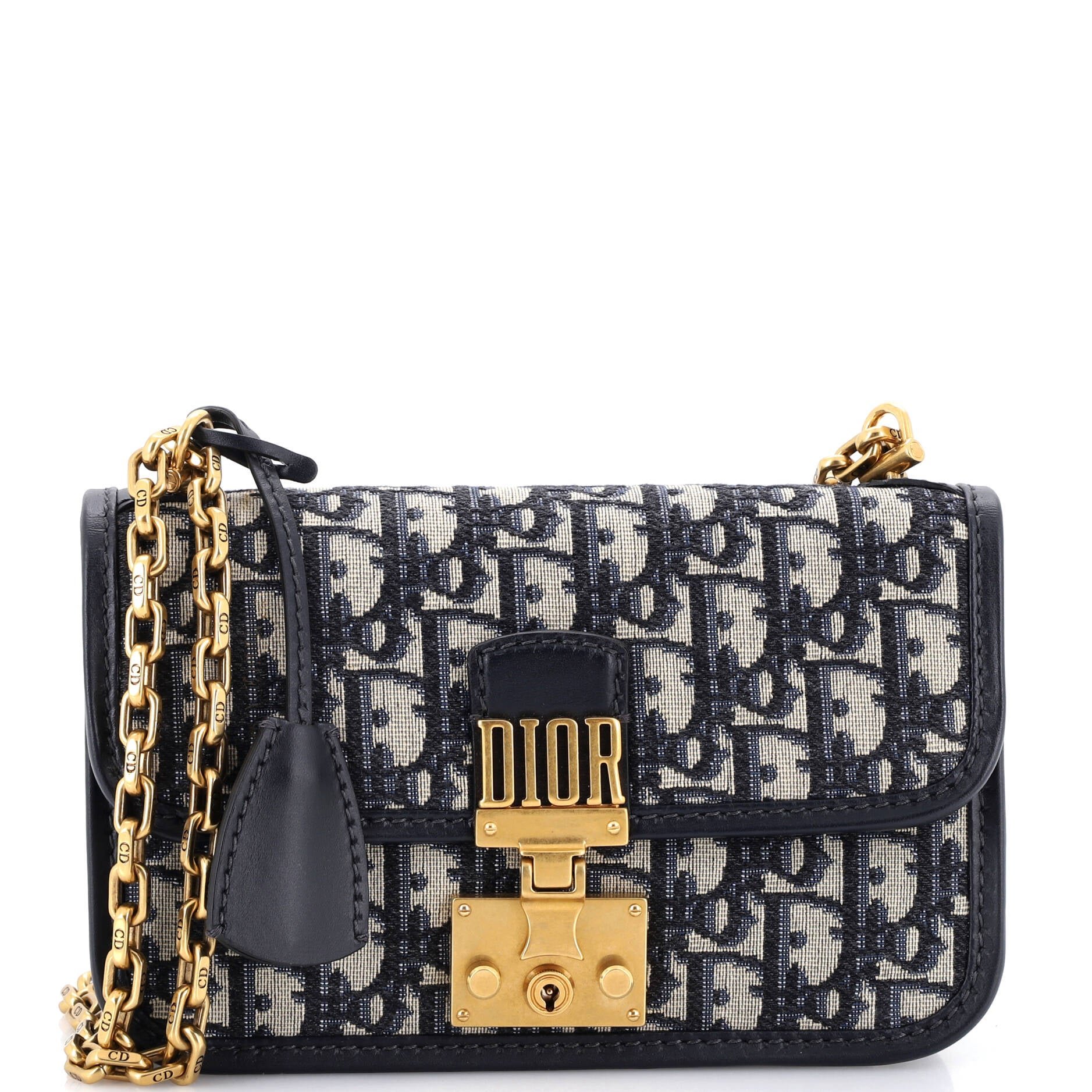 Dior Dioraddict Flap Bag Oblique Canvas Medium