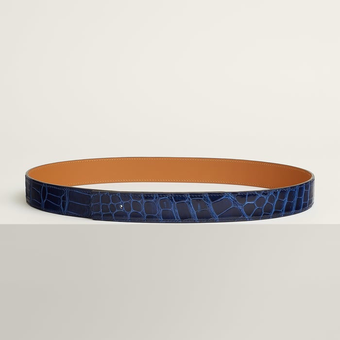Bleu Saphir Leather Strap 32 MM