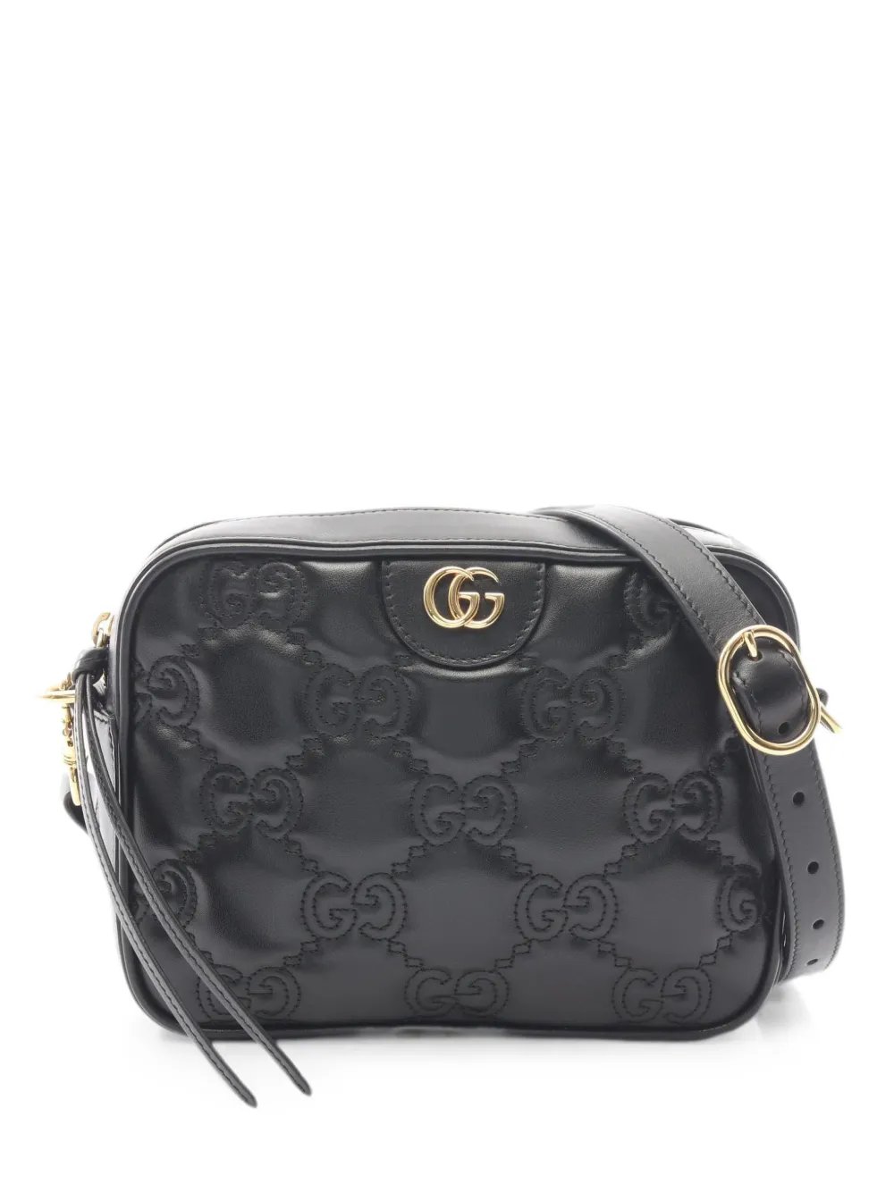 2010s small monogram-pattern shoulder bag