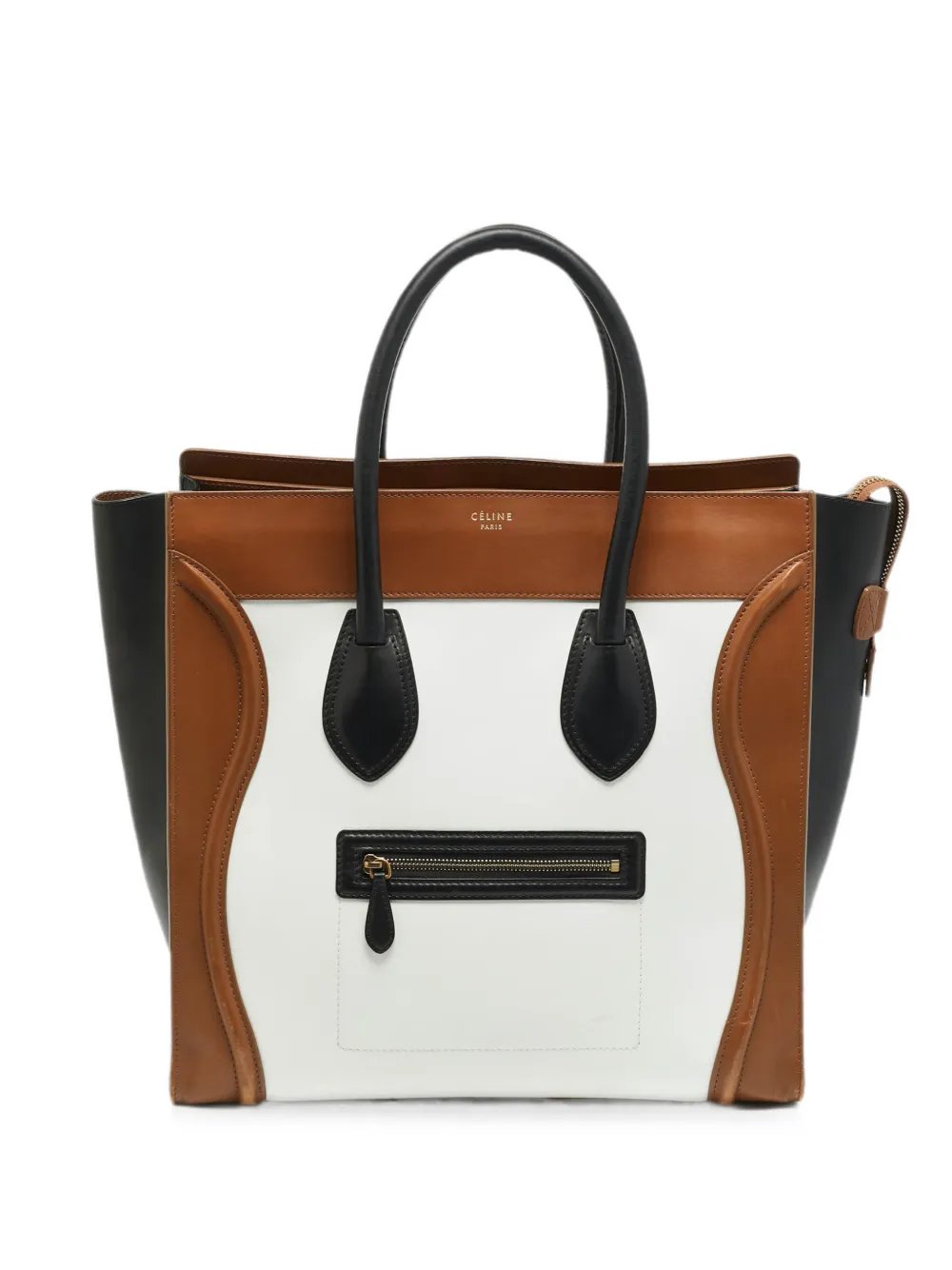 2012 Luggage leather tote bag