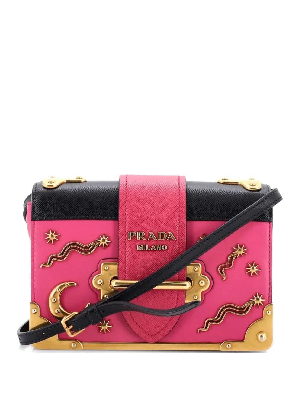 Cahier Embellished Leather Small crossbody bag