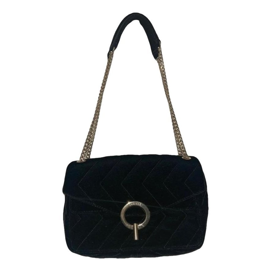 Sandro Yza velvet handbag