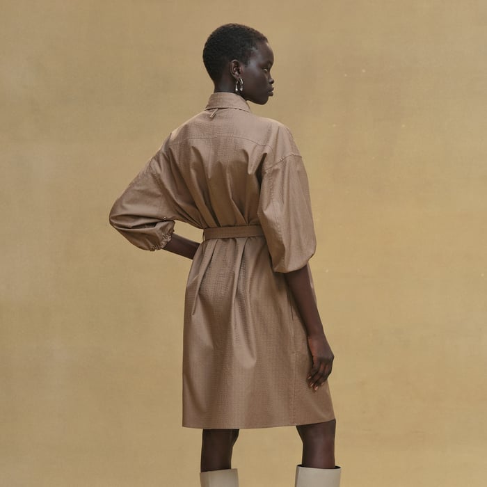 "Mosaique" Shirt Dress