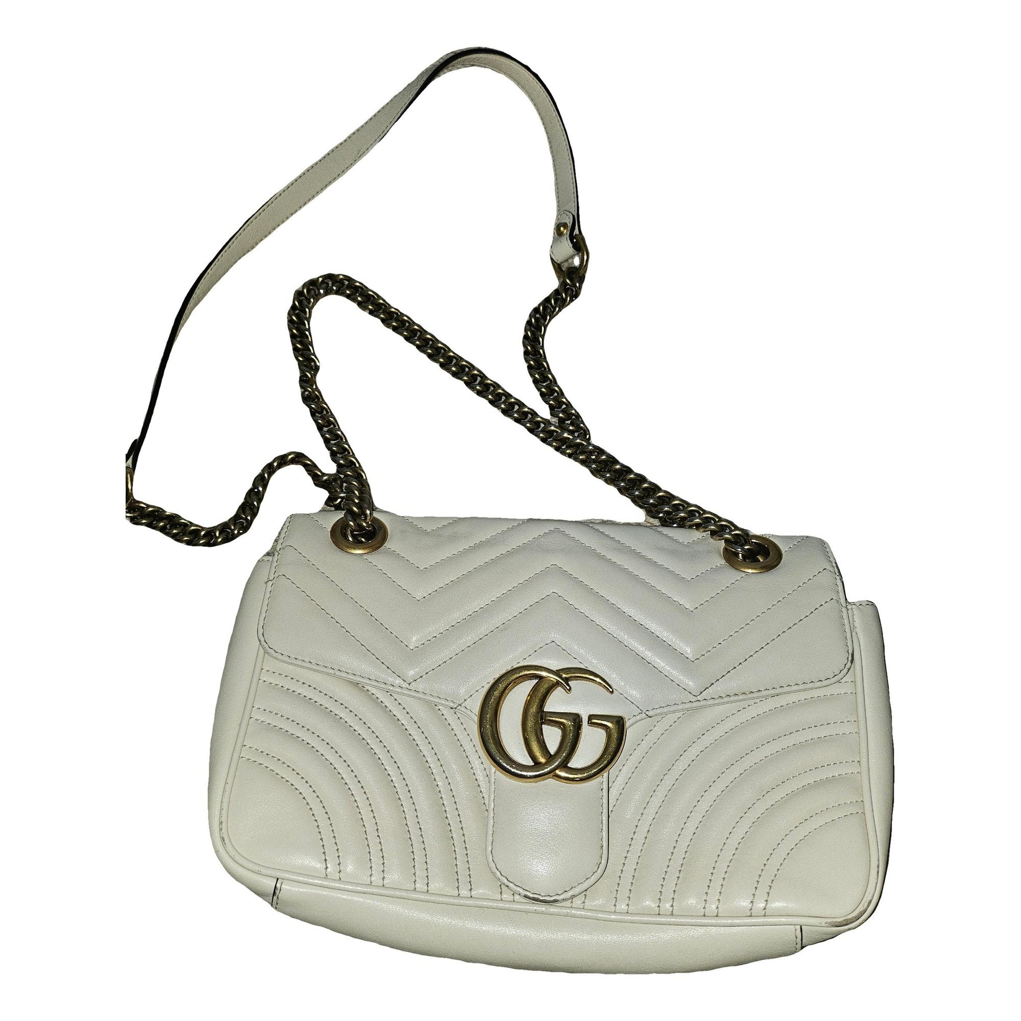 GG Marmont Flap leather crossbody bag