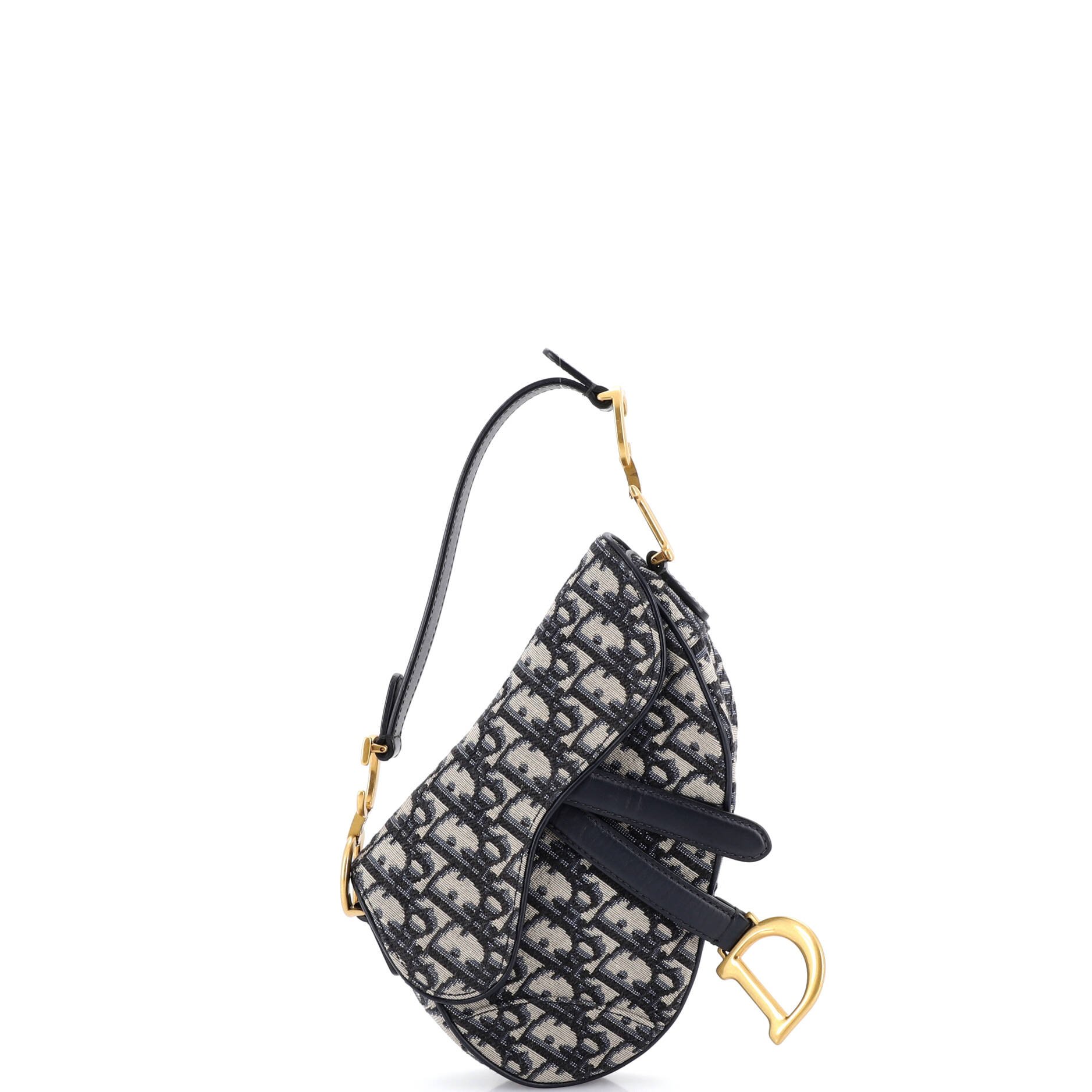 Dior Saddle Handbag Oblique Canvas Mini