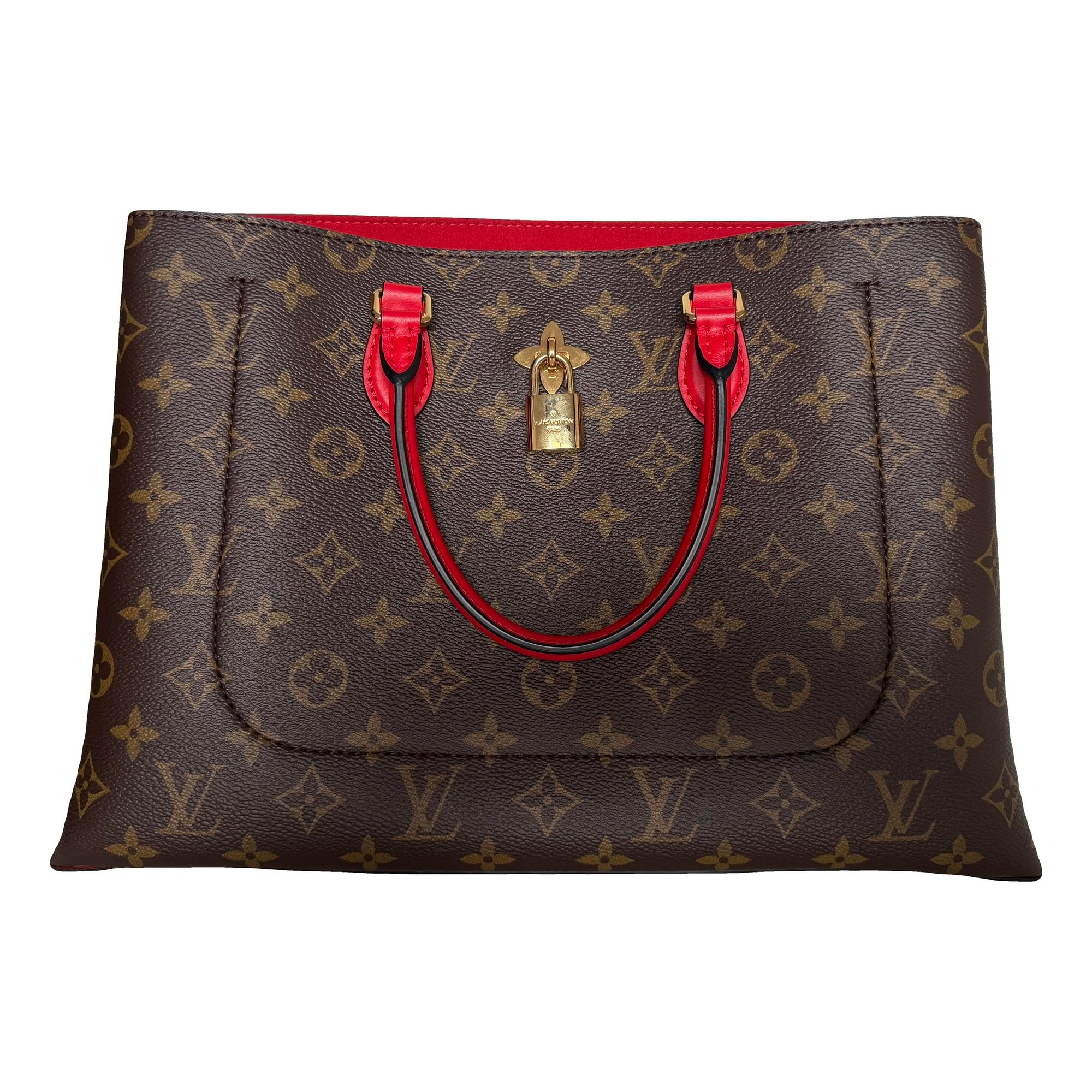 Flower Tote leather handbag