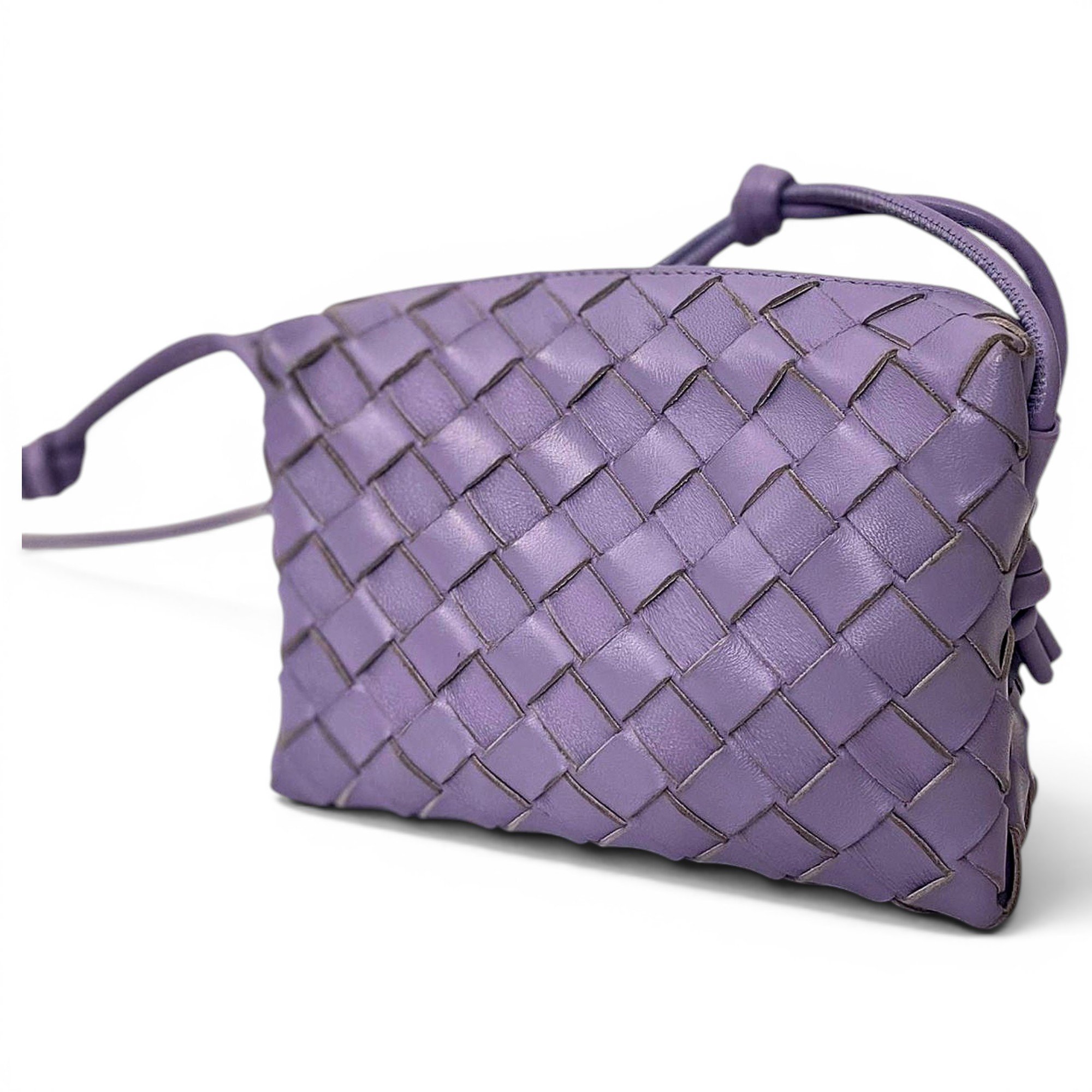 Loop leather crossbody bag
