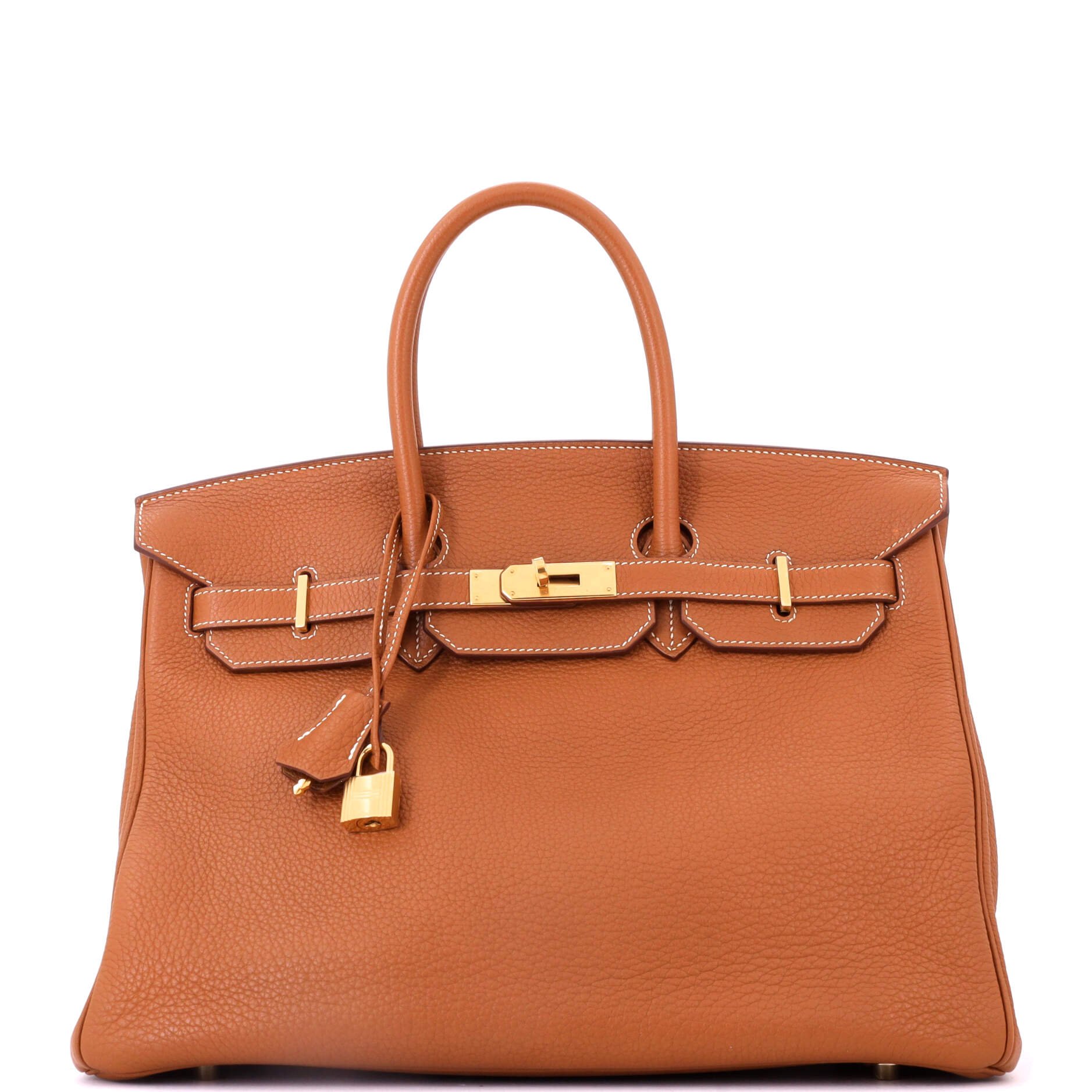 Birkin Handbag Gold Togo with Gold Hardware 35