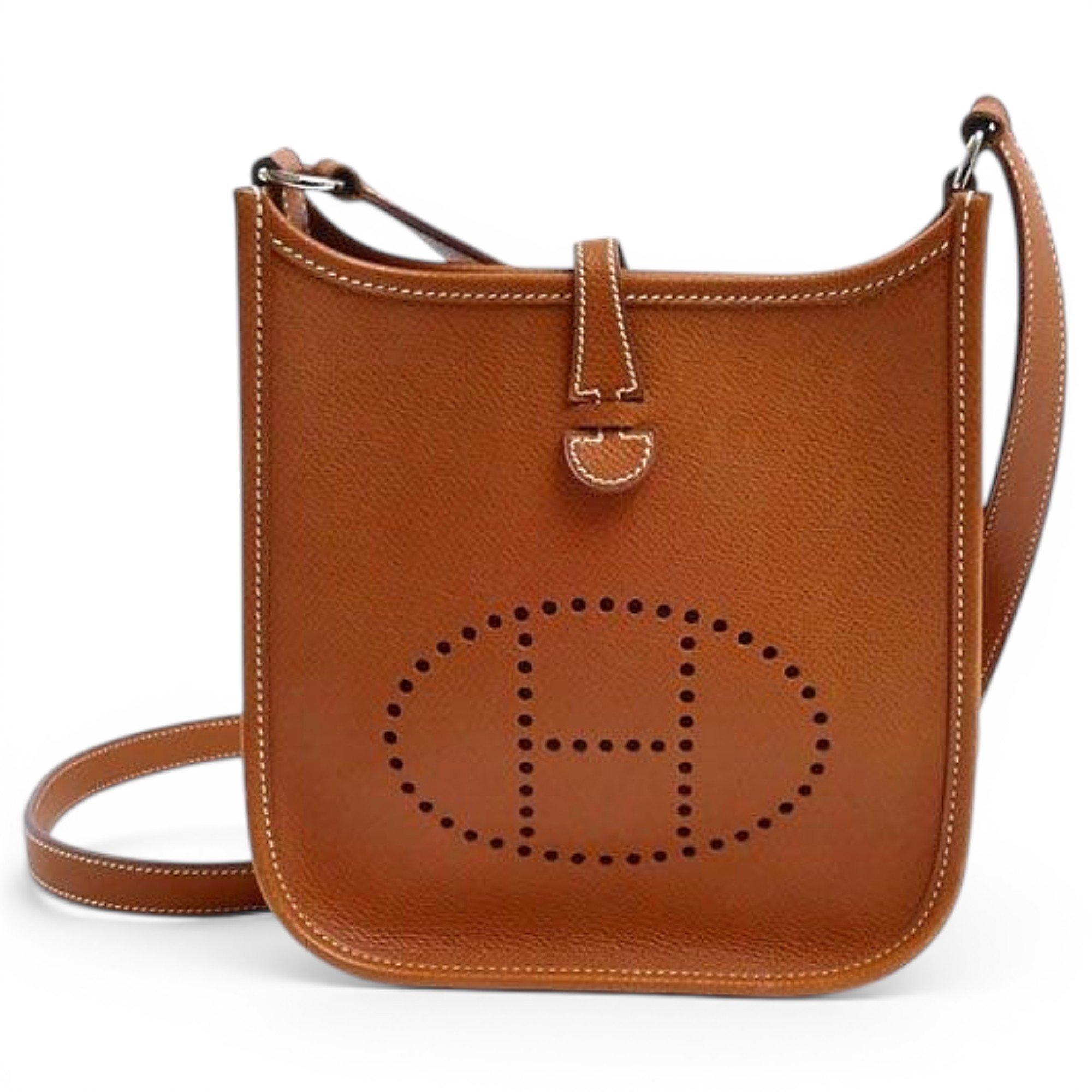 Evelyne leather handbag