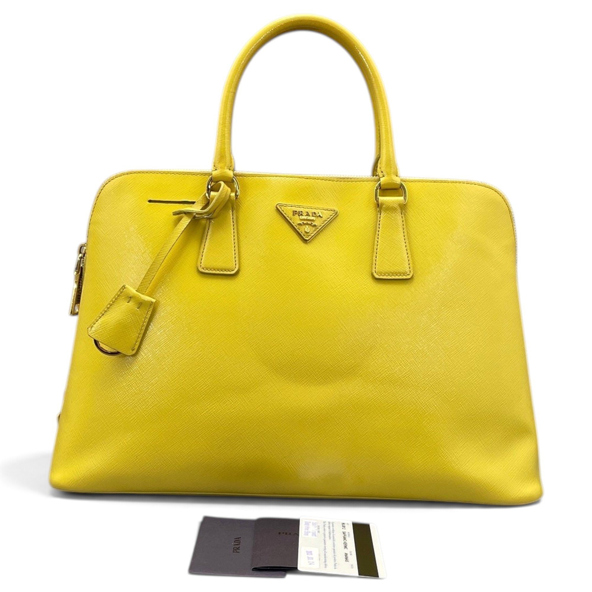 Promenade leather handbag