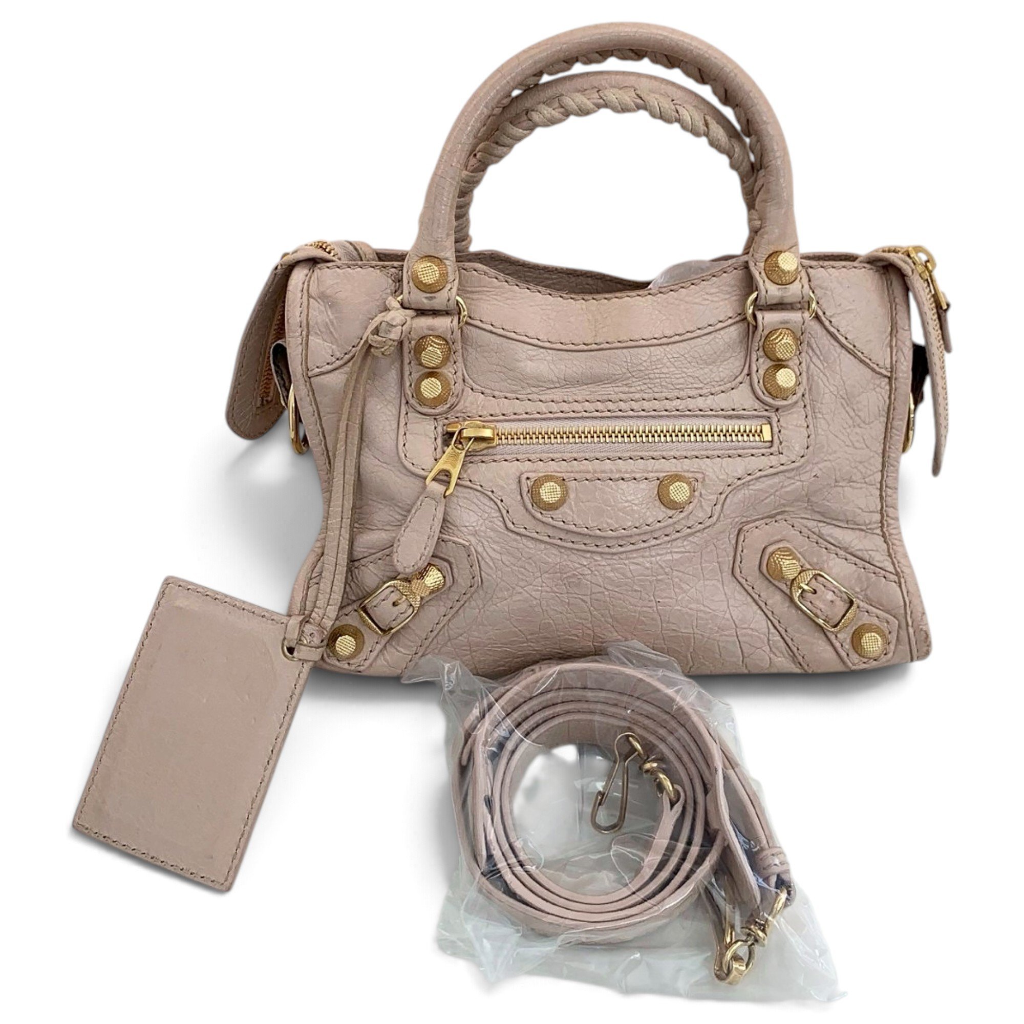 City leather crossbody bag