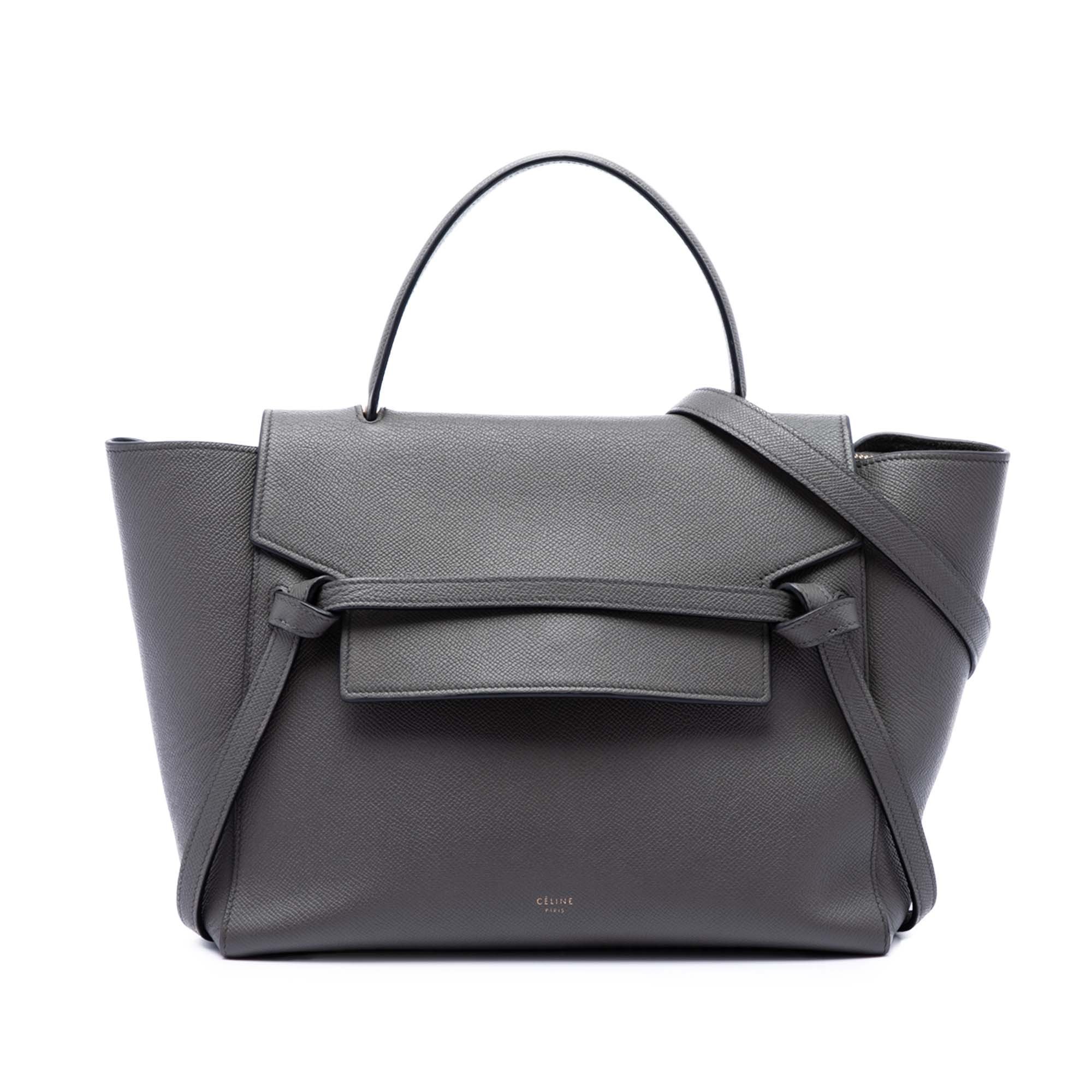 Belt pony-style calfskin handbag