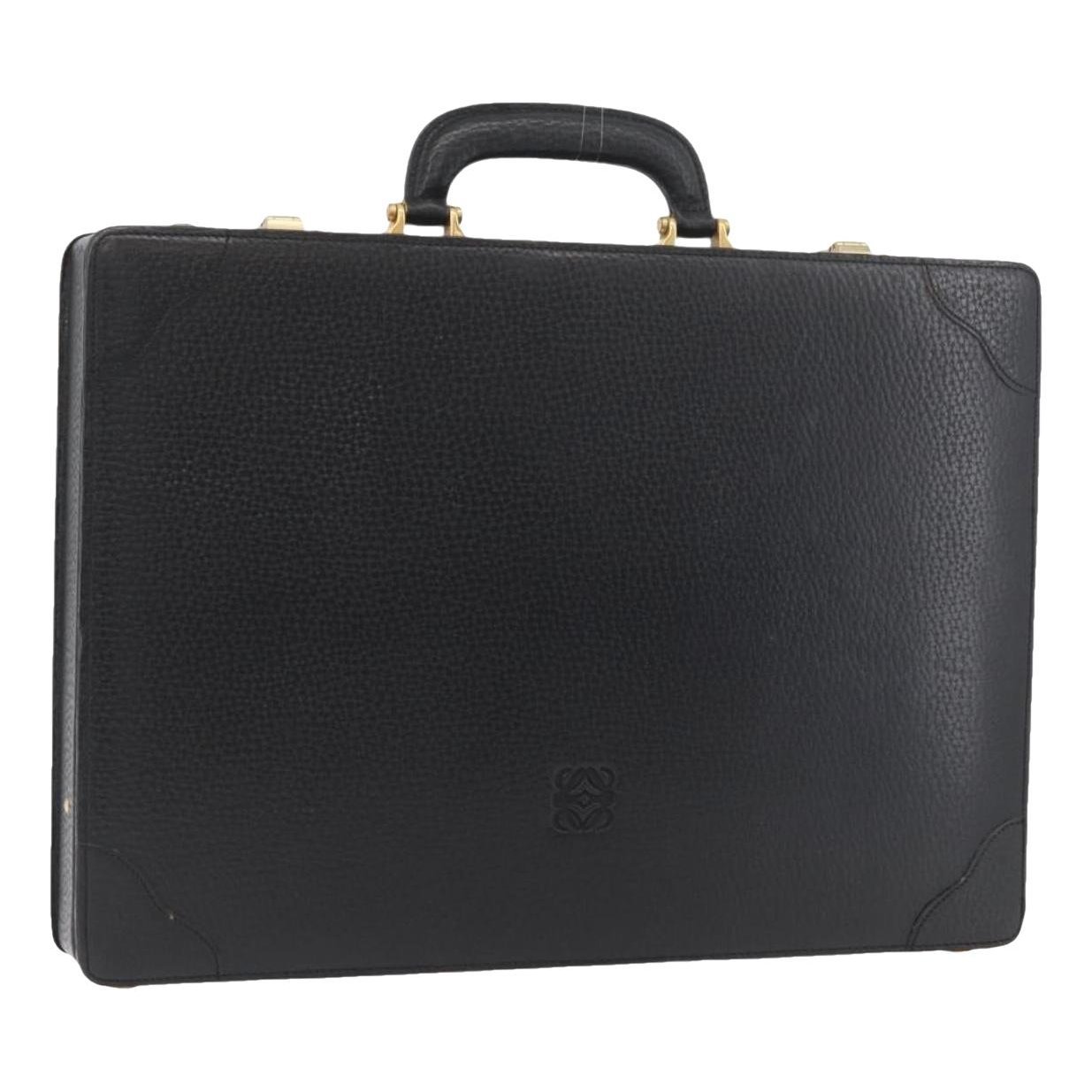 Anagram leather handbag