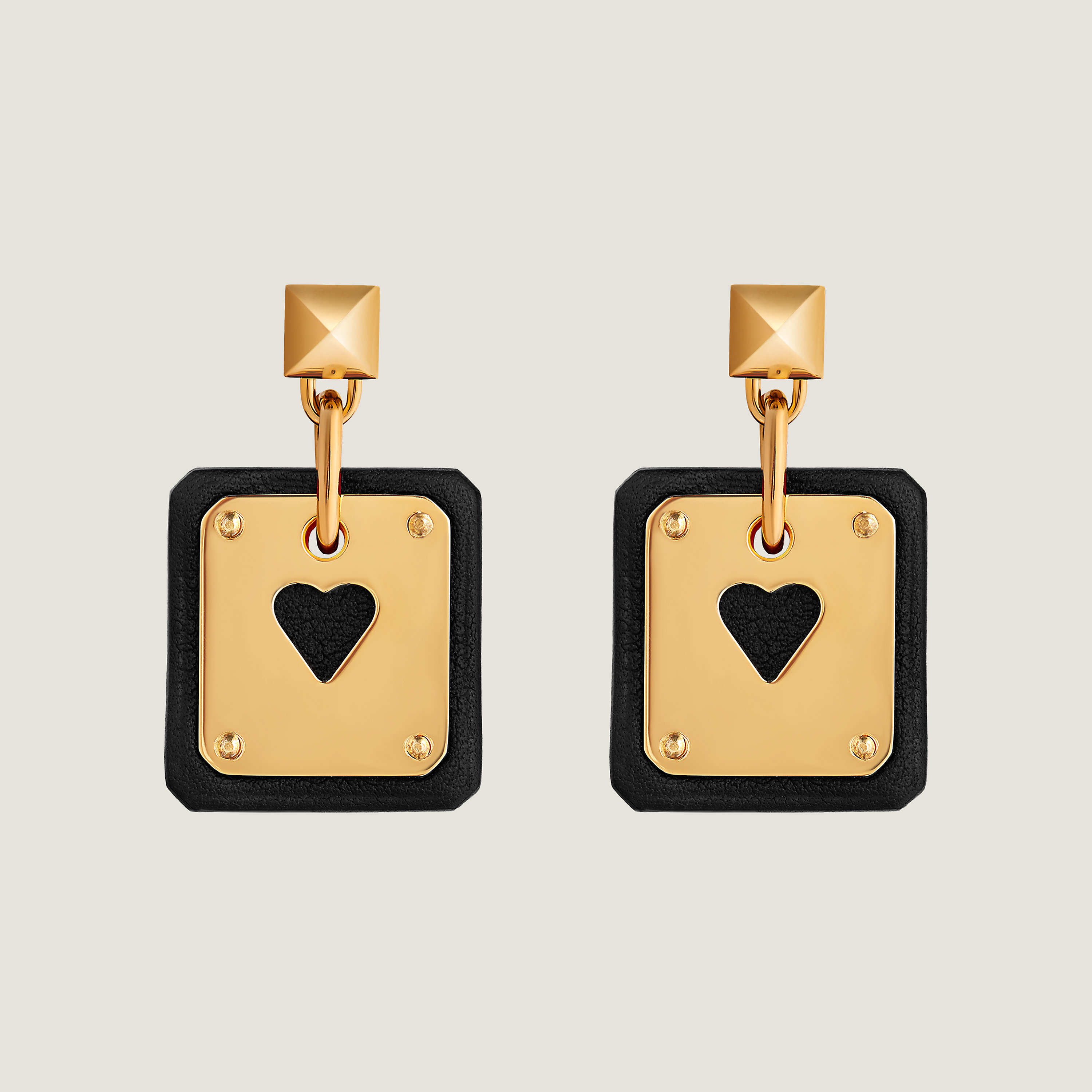 As de Coeur earrings