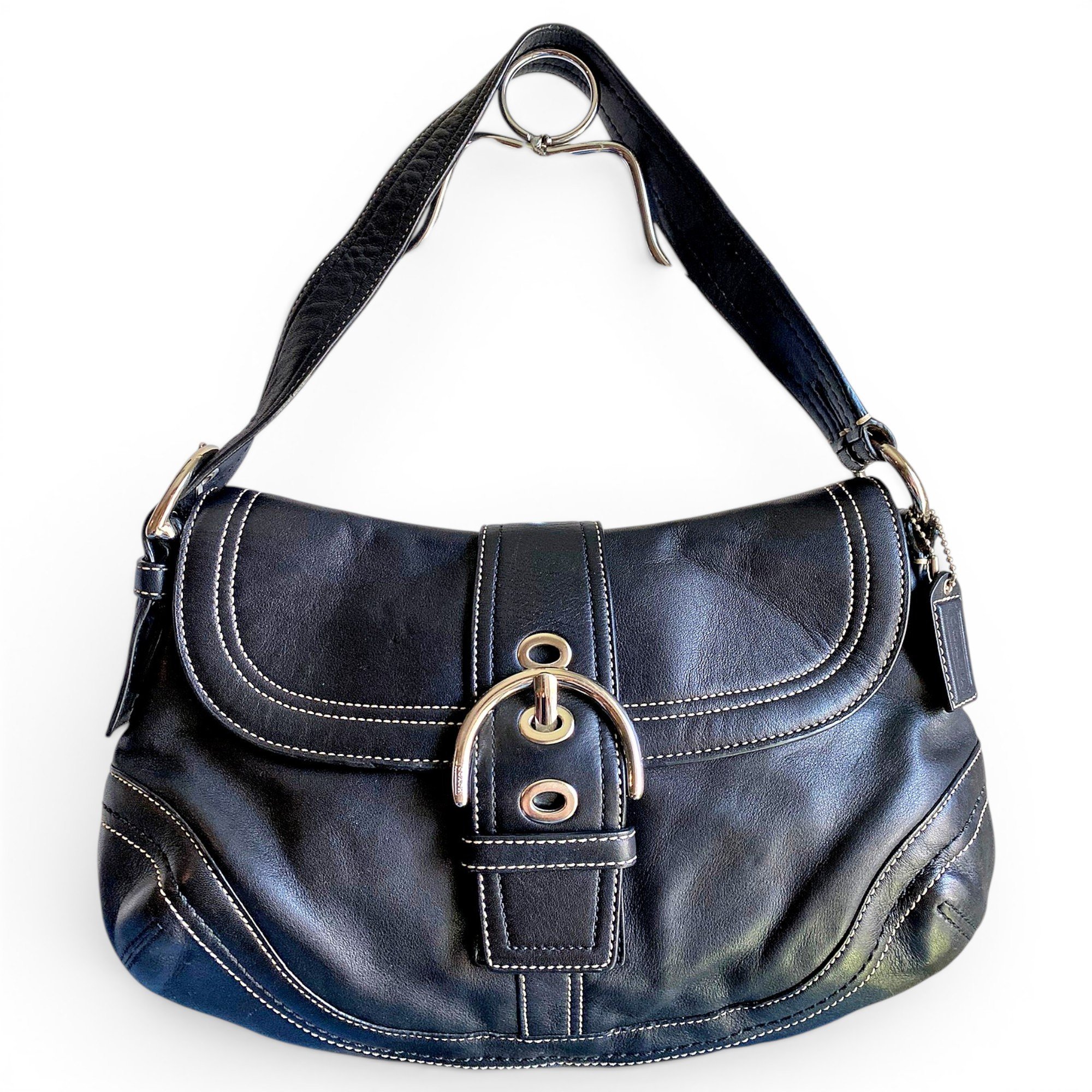 Signature Sufflette leather handbag