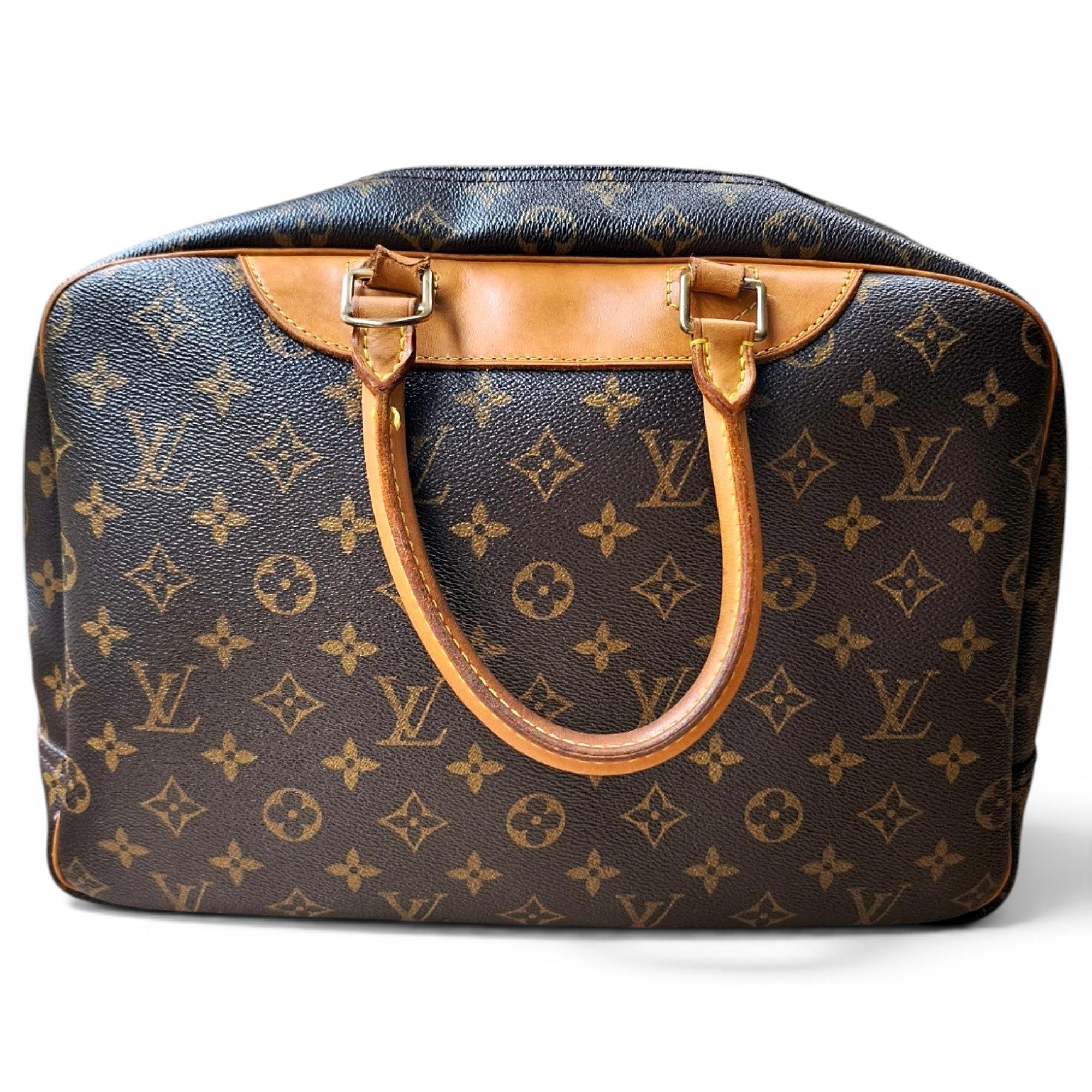 Louis Vuitton Deauville leather handbag