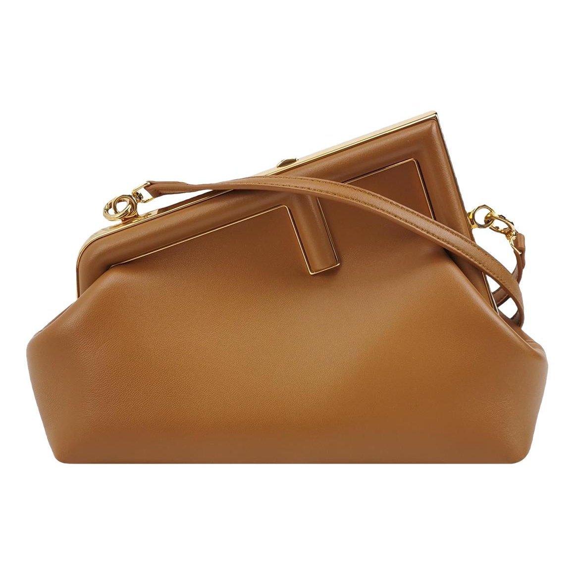 First leather handbag