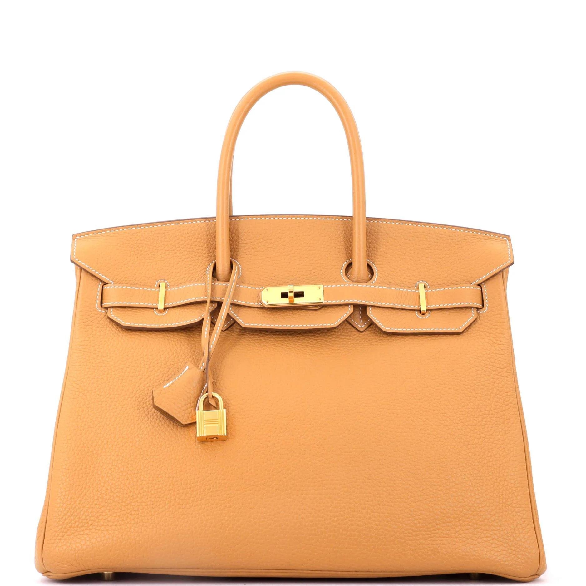 Birkin 35 leather tote