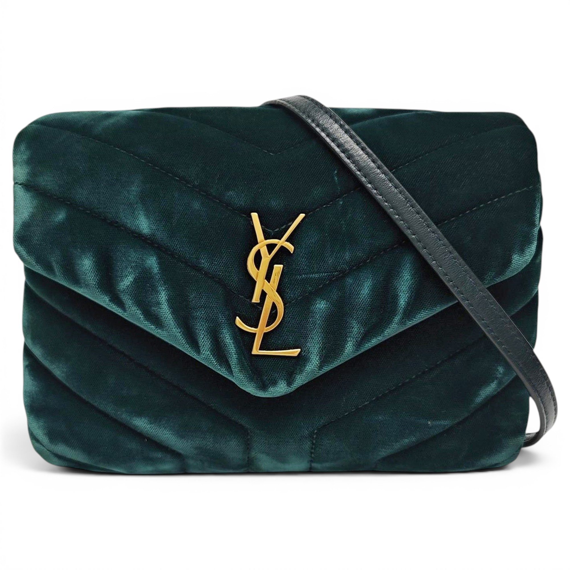 Loulou velvet handbag