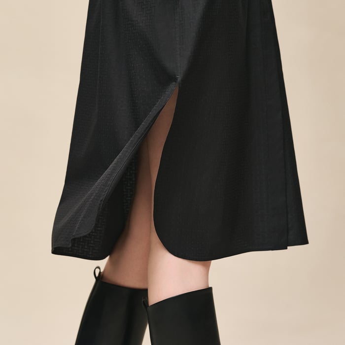 Noir "Mosaique" Shirt Dress