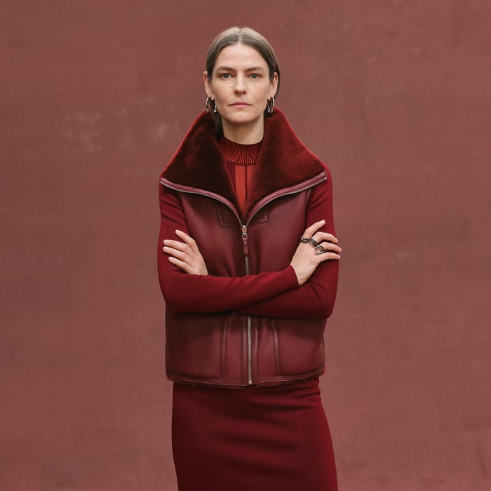 Rouge H Reversible Sleeveless Jacket