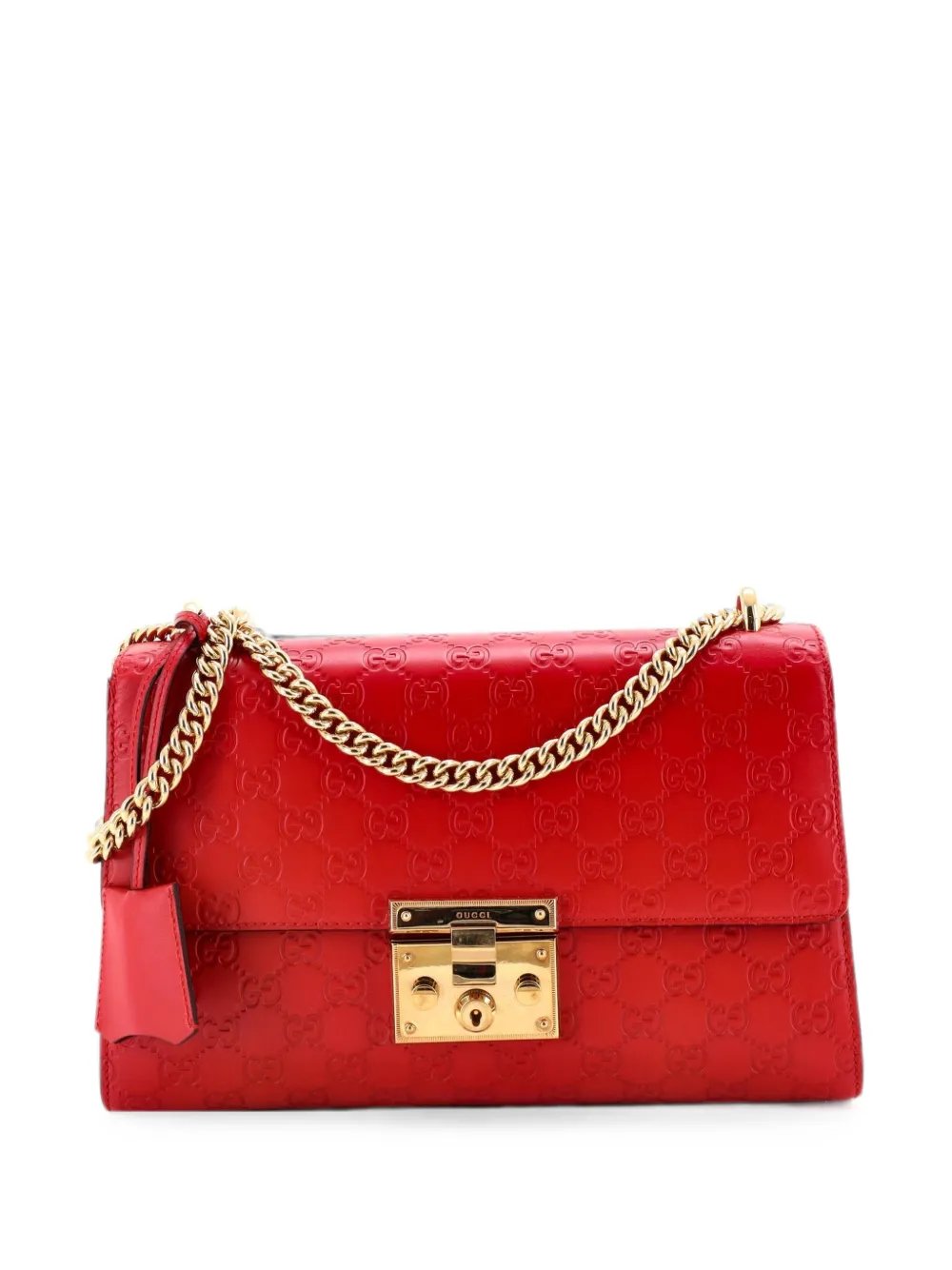 Padlock Guccissima Leather Medium shoulder bag