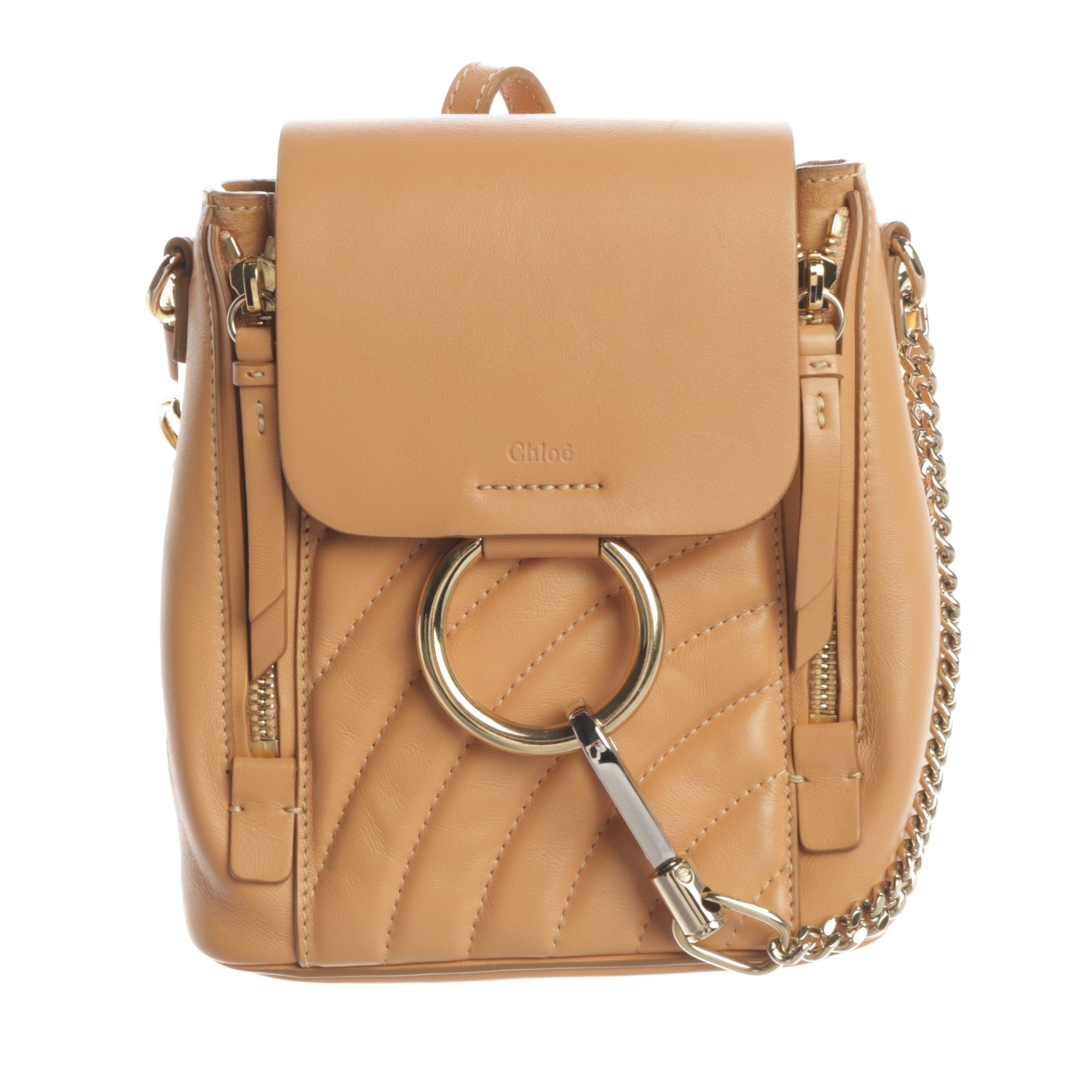 Leather backpack