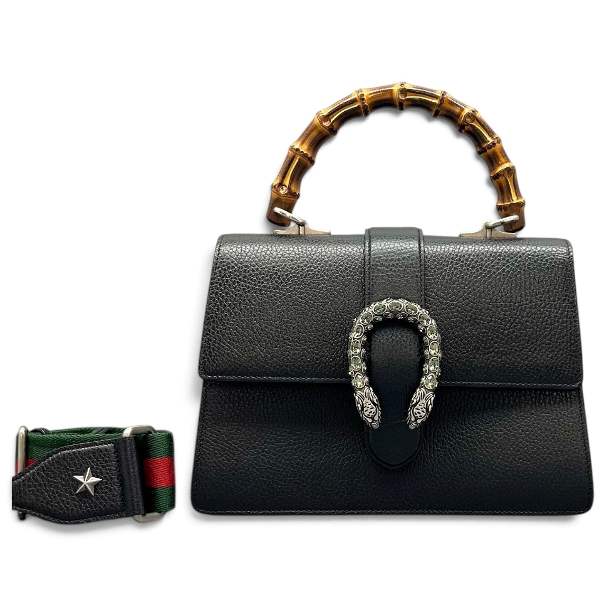 Dionysus Bamboo leather handbag