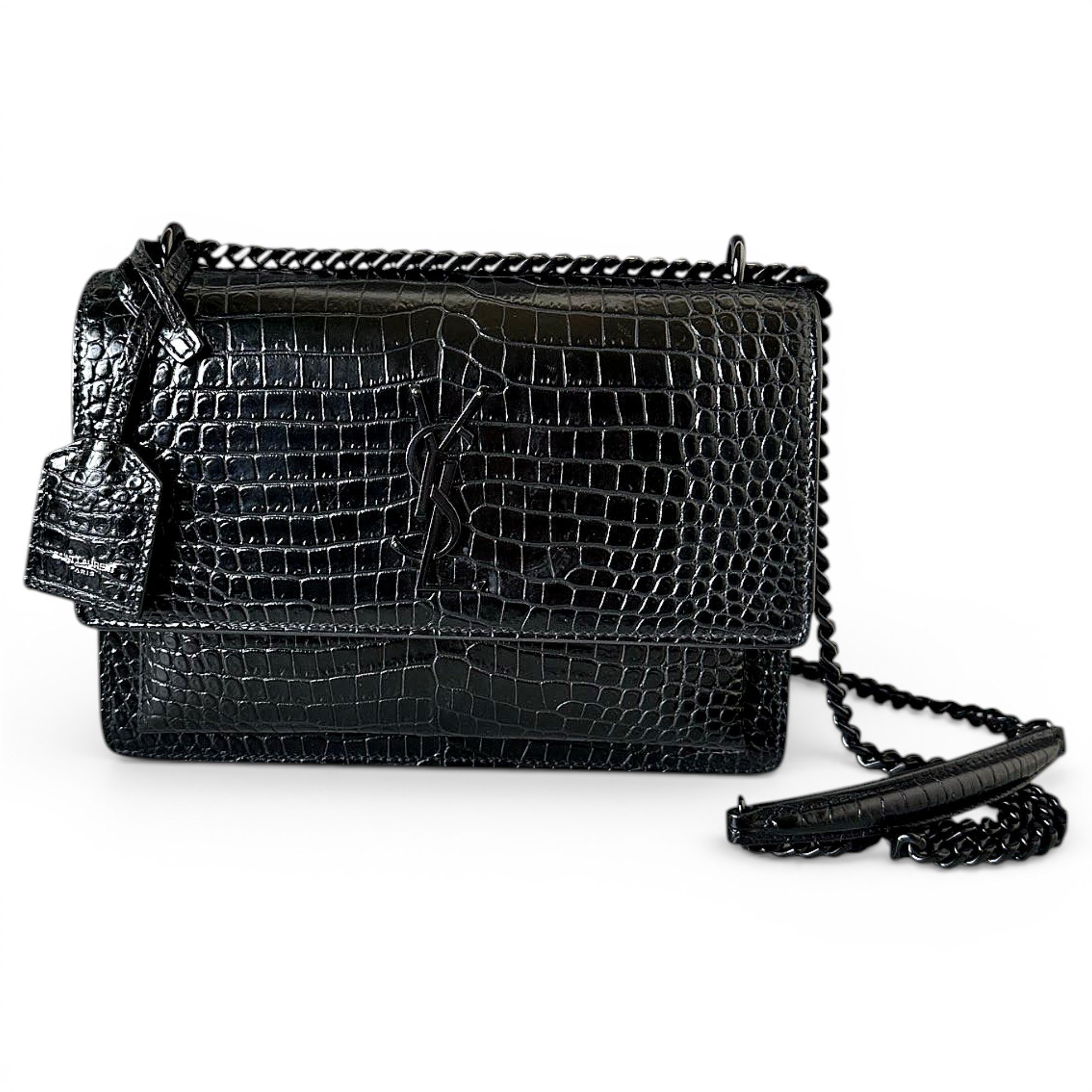 Sunset leather handbag