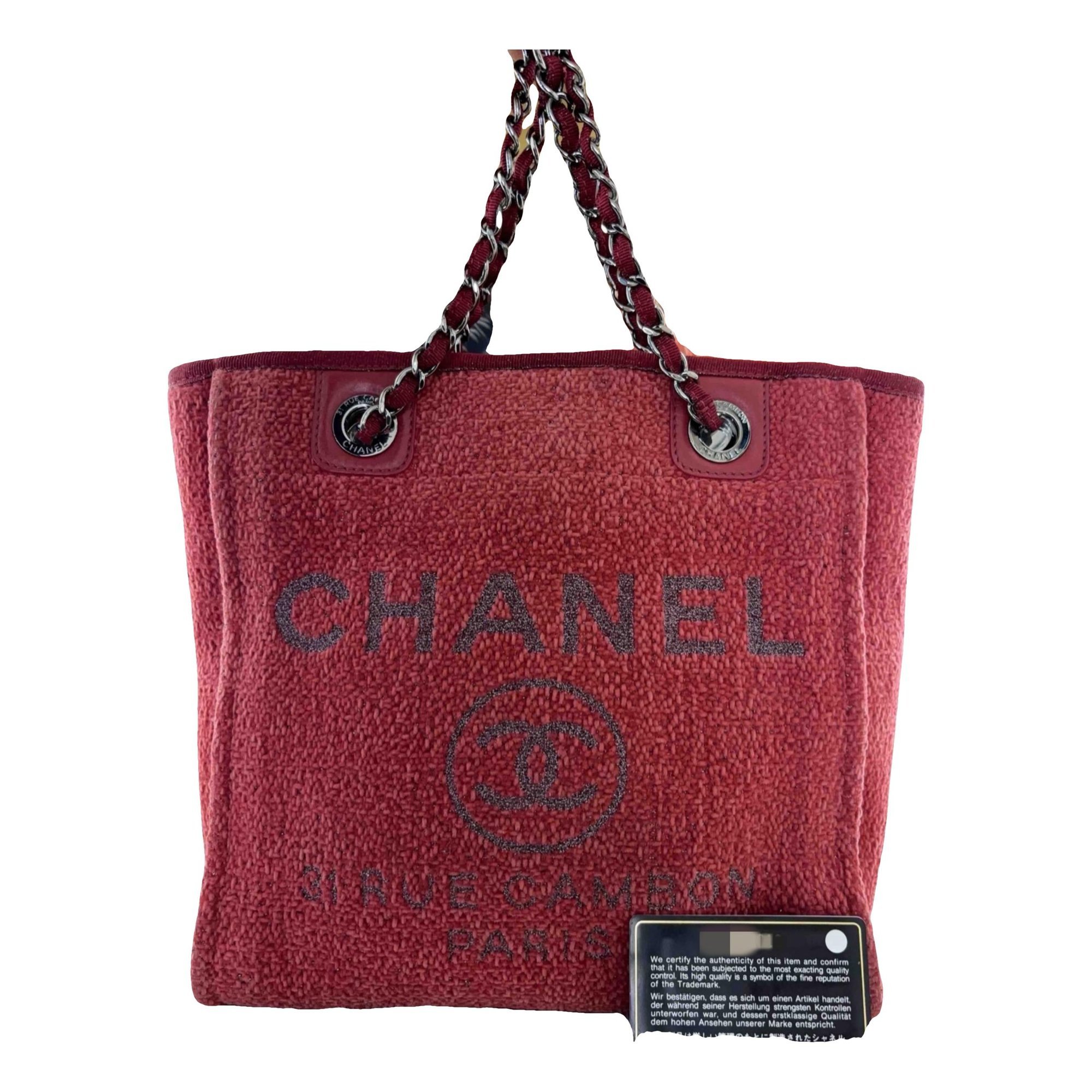 Deauville Chain cloth tote