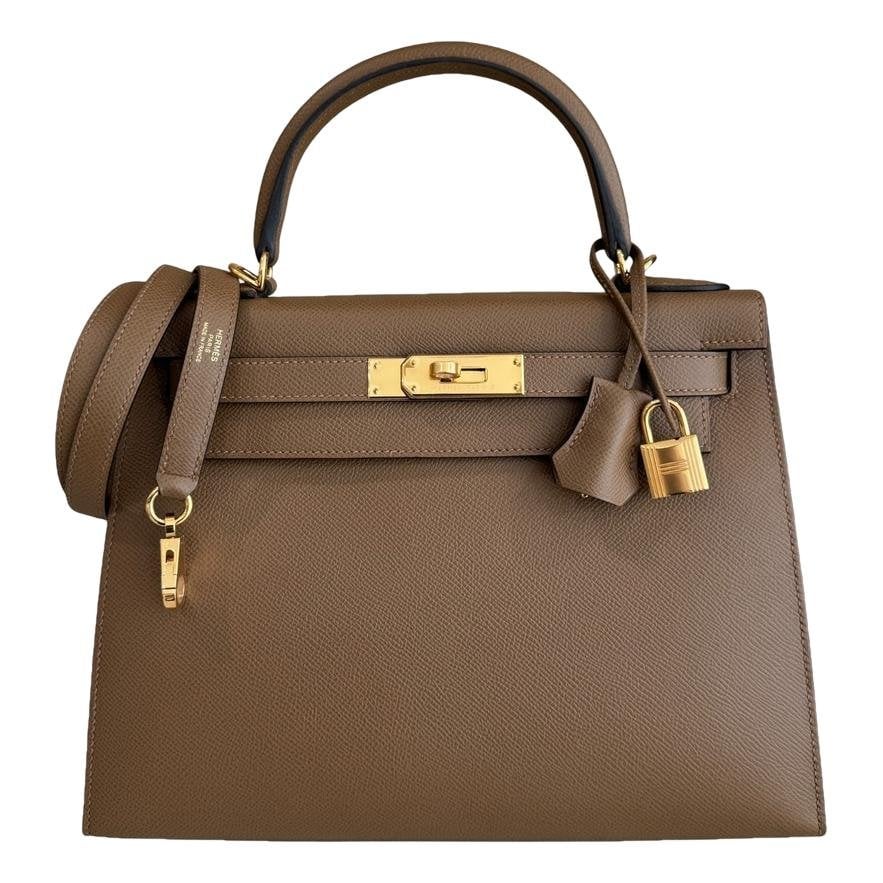 Hermes Kelly 28 Handbag Alezan Epsom Leather 2021