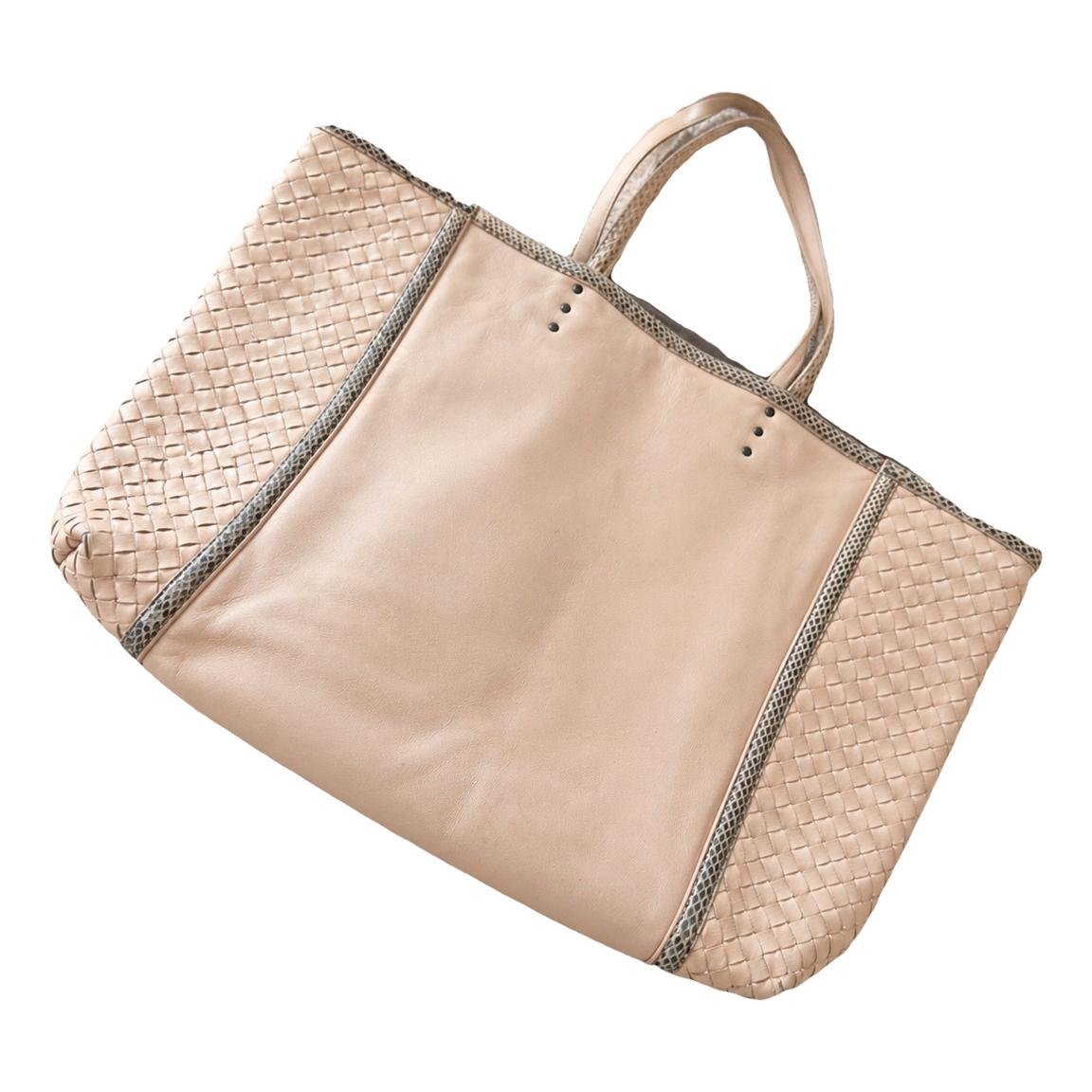 Fourre-Tout leather handbag