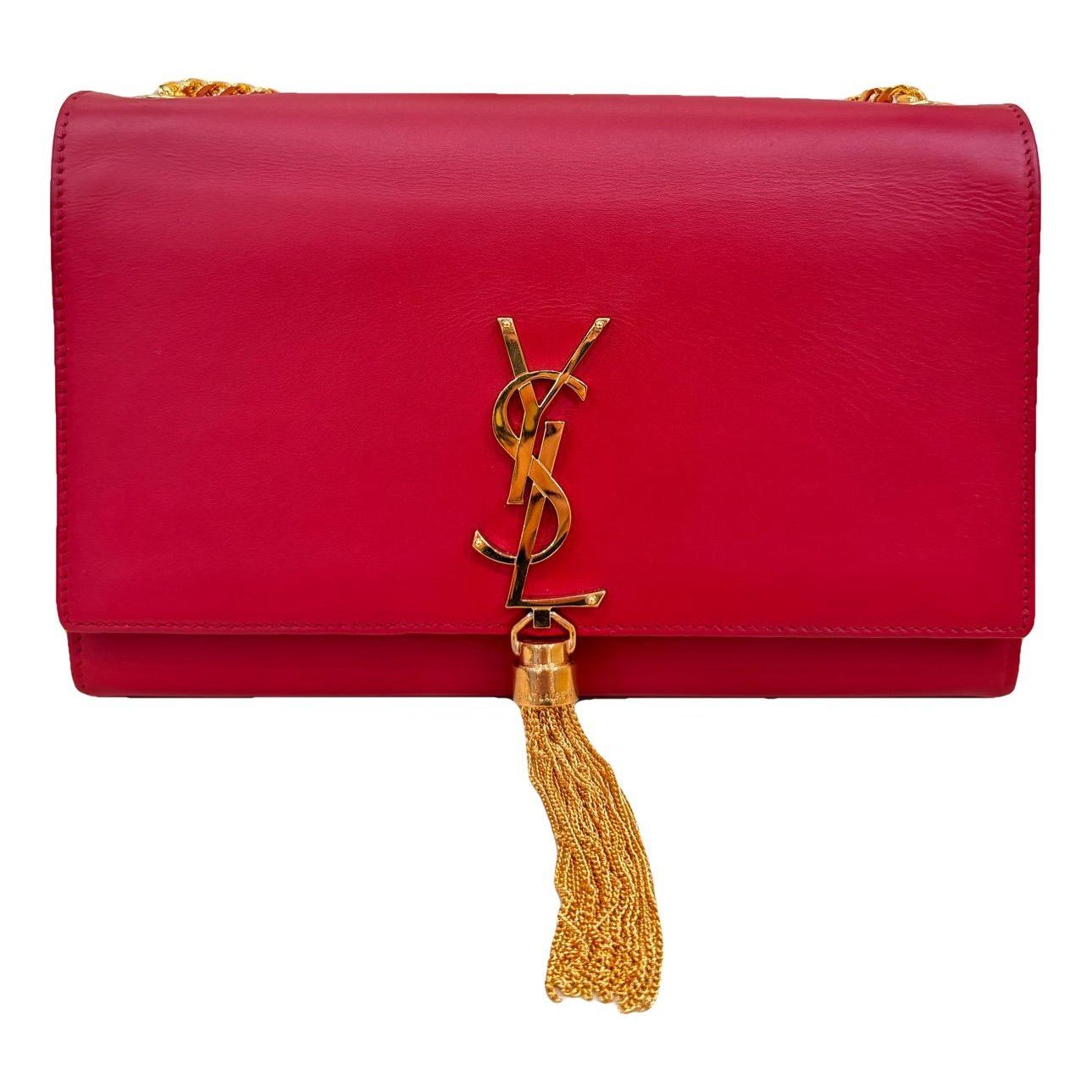 Pompom Kate leather handbag