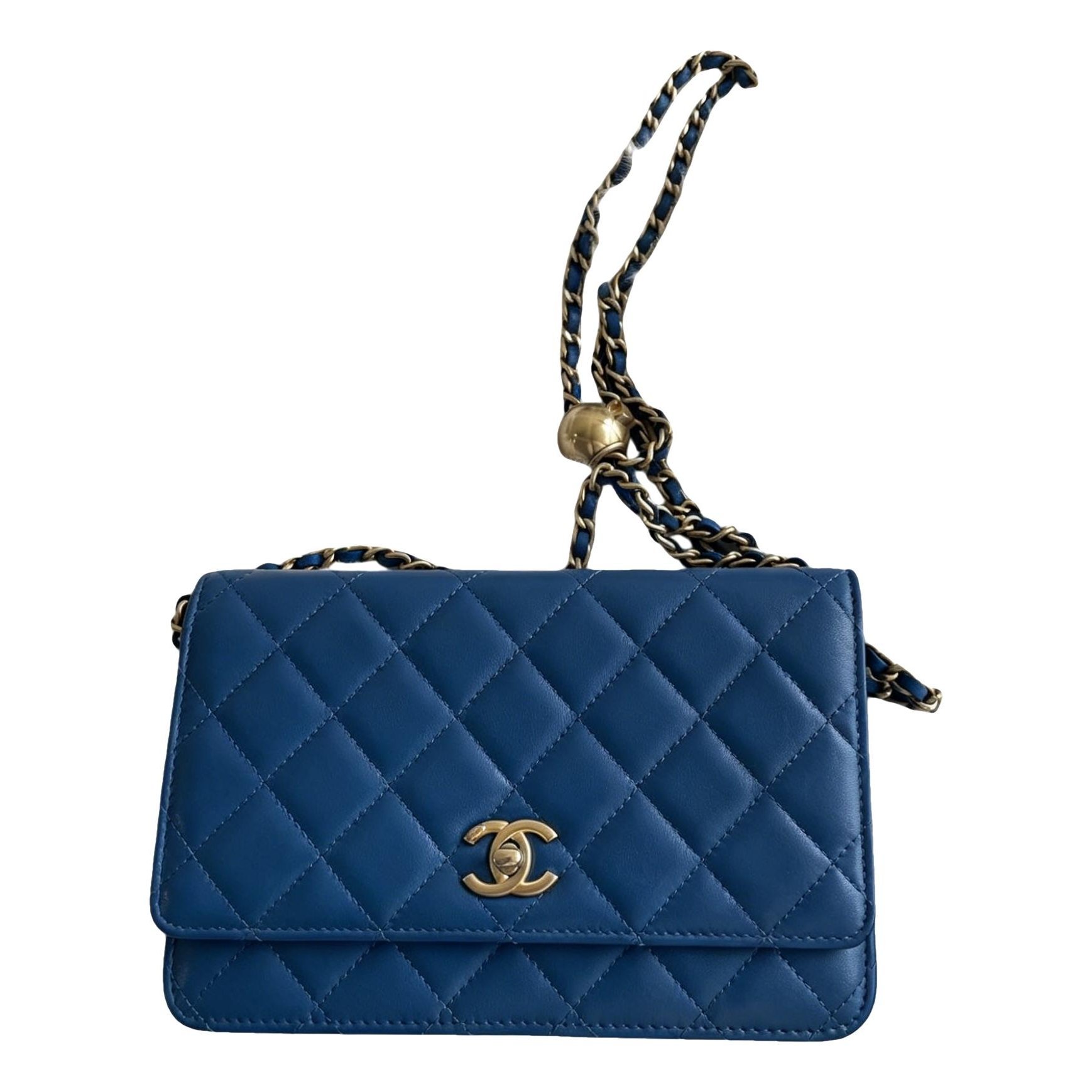 Wallet On Chain Timeless/Classique leather handbag