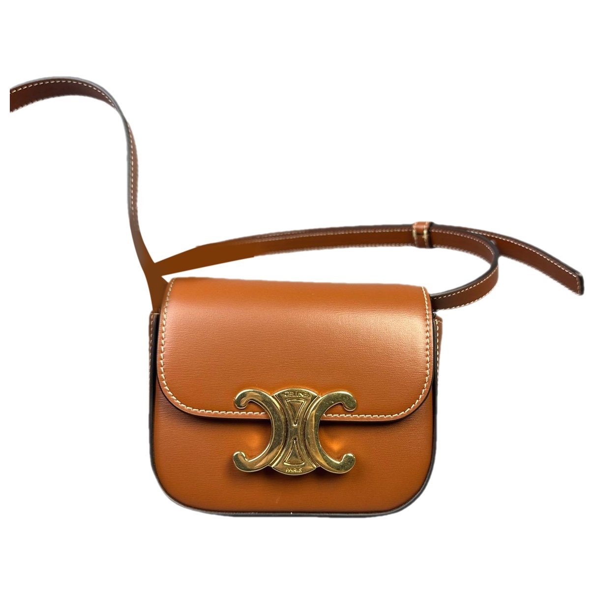 Triomphe Maillon leather handbag