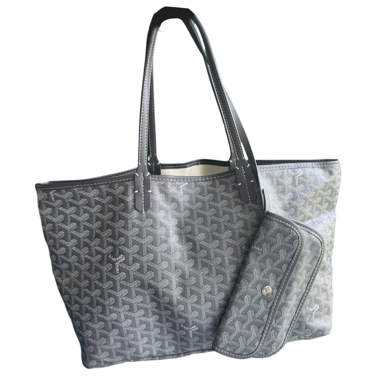 Goyard Saint-Louis leather tote